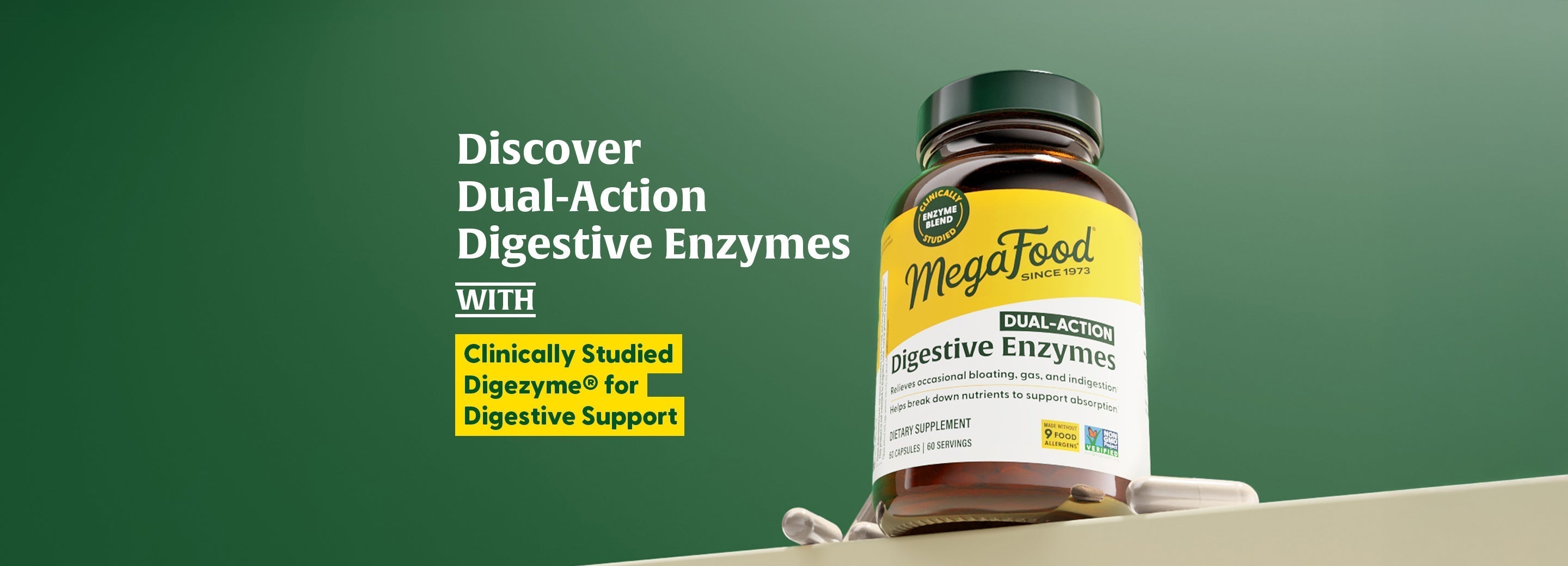 Discover Dual-Action Digestive Enzymes with Clinically Studied Digezyme® for Digestive Support
