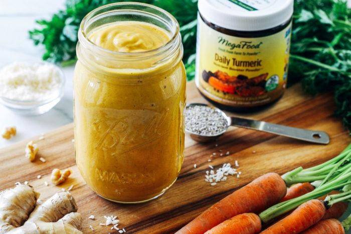 Turmeric Carrot Cake Smoothie