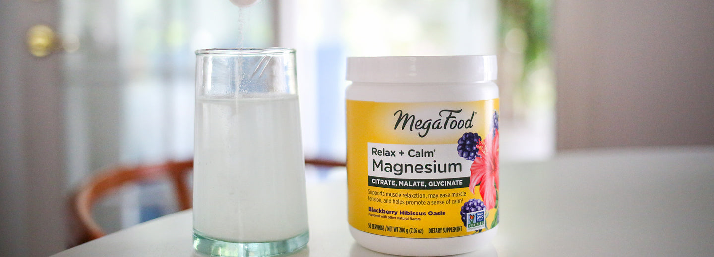 Support muscle relaxation with our magnesium powders and soft chews*