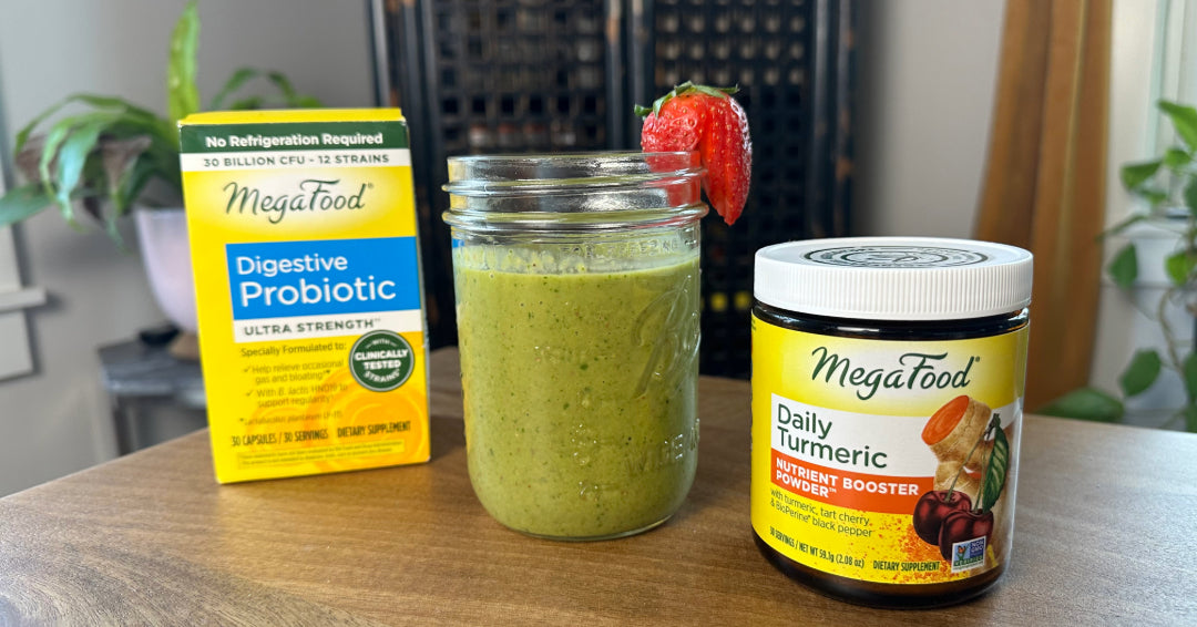 Tropical Turmeric Spinach Smoothie