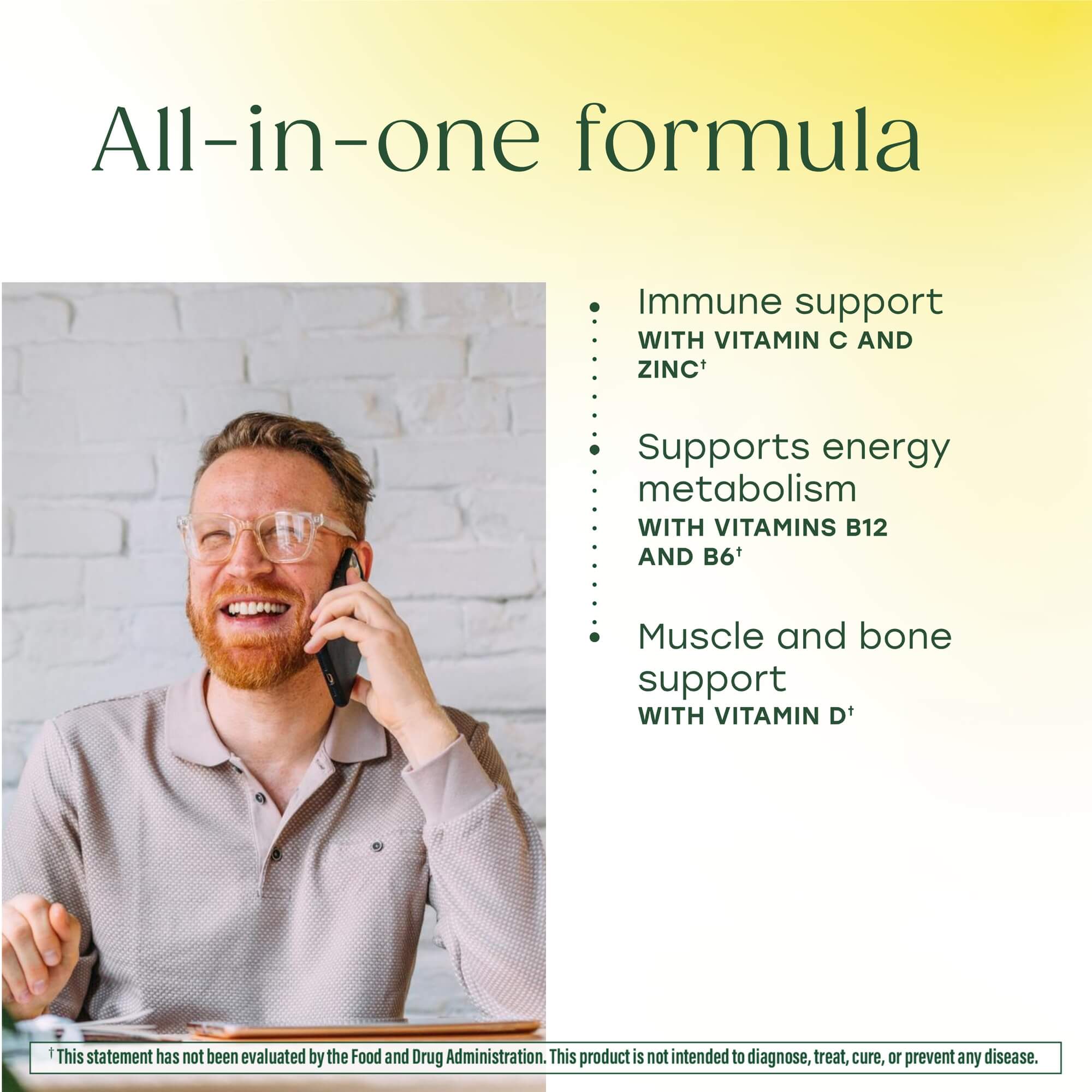 Men's One Daily 40+ is a All-in-One formula