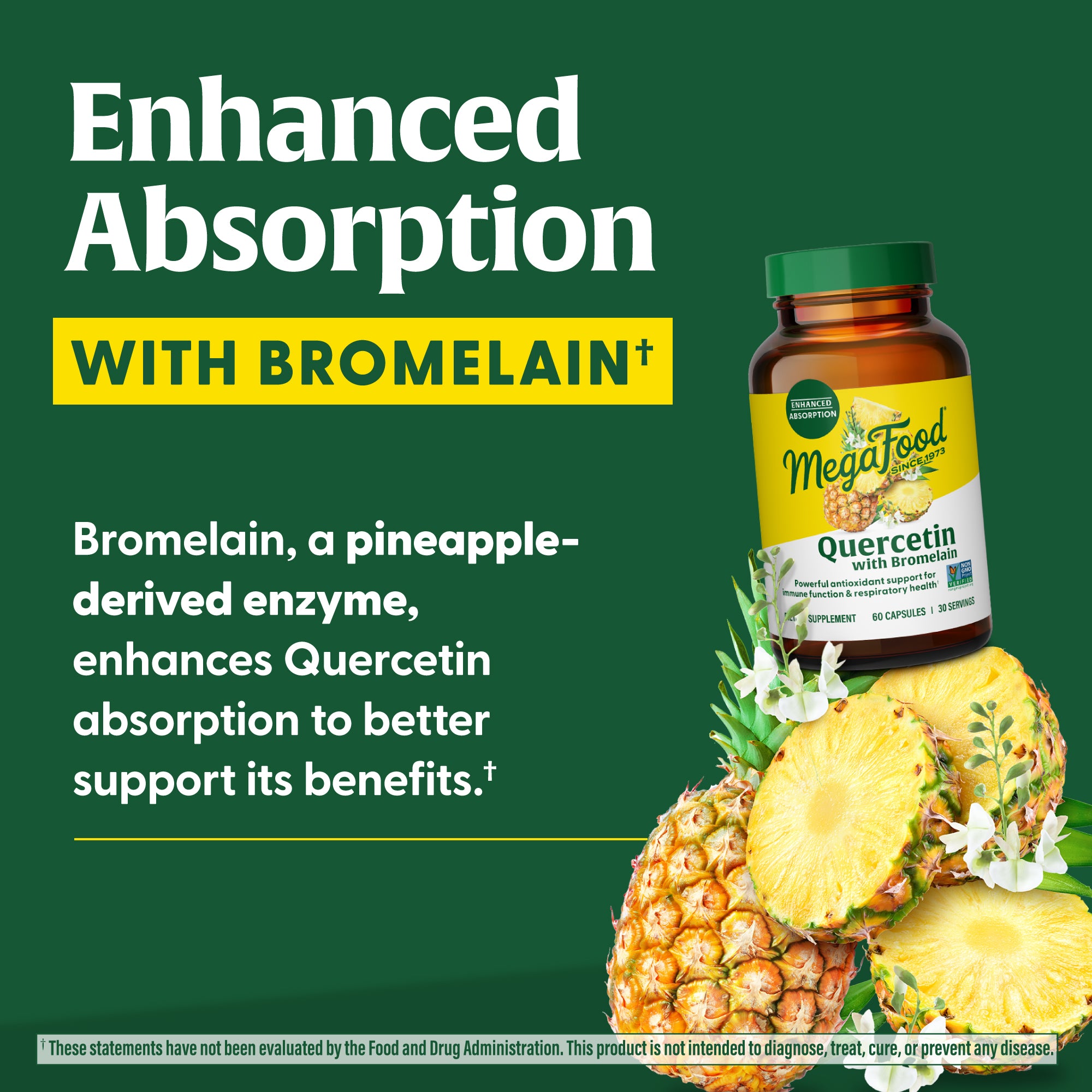 Quercetin with Bromelain