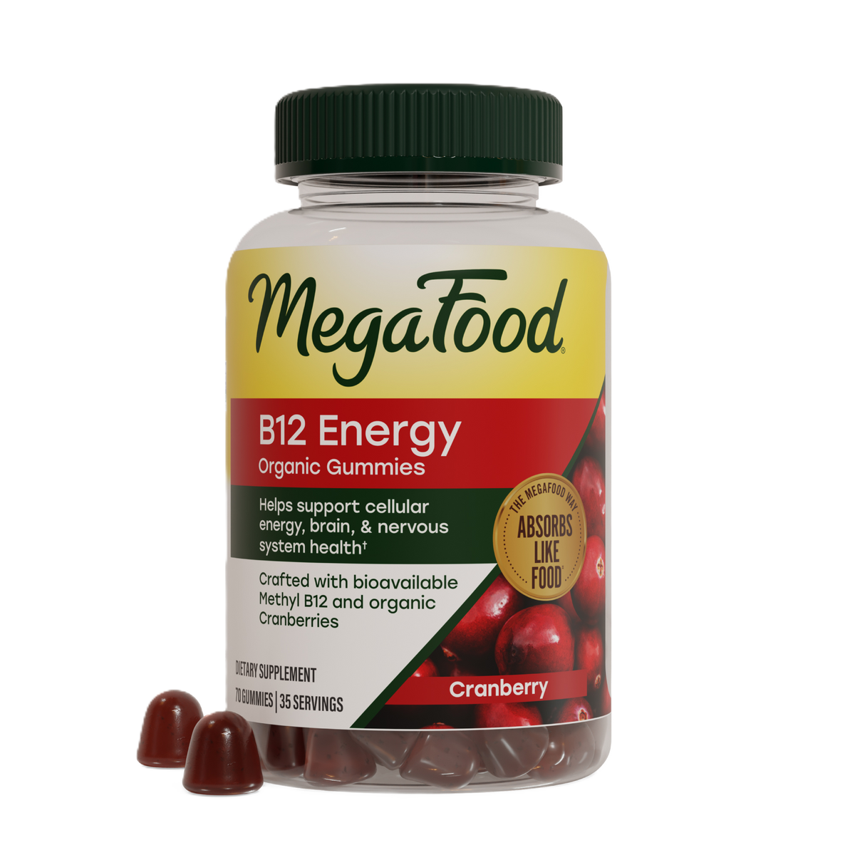 B12 Energy Gummies (Cranberry)