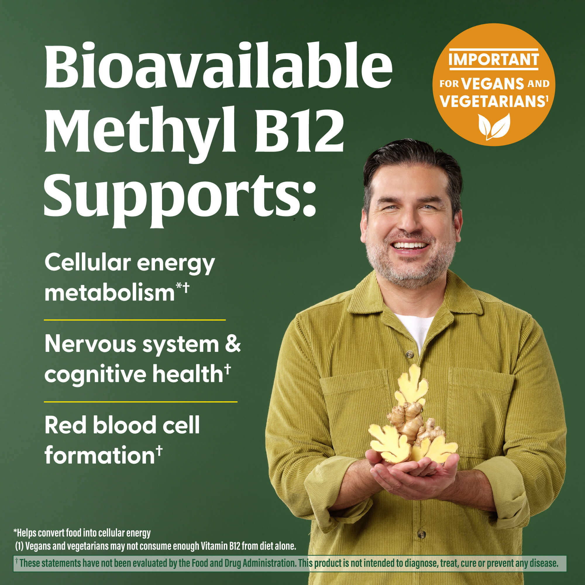 B12 Energy Gummies (Ginger)