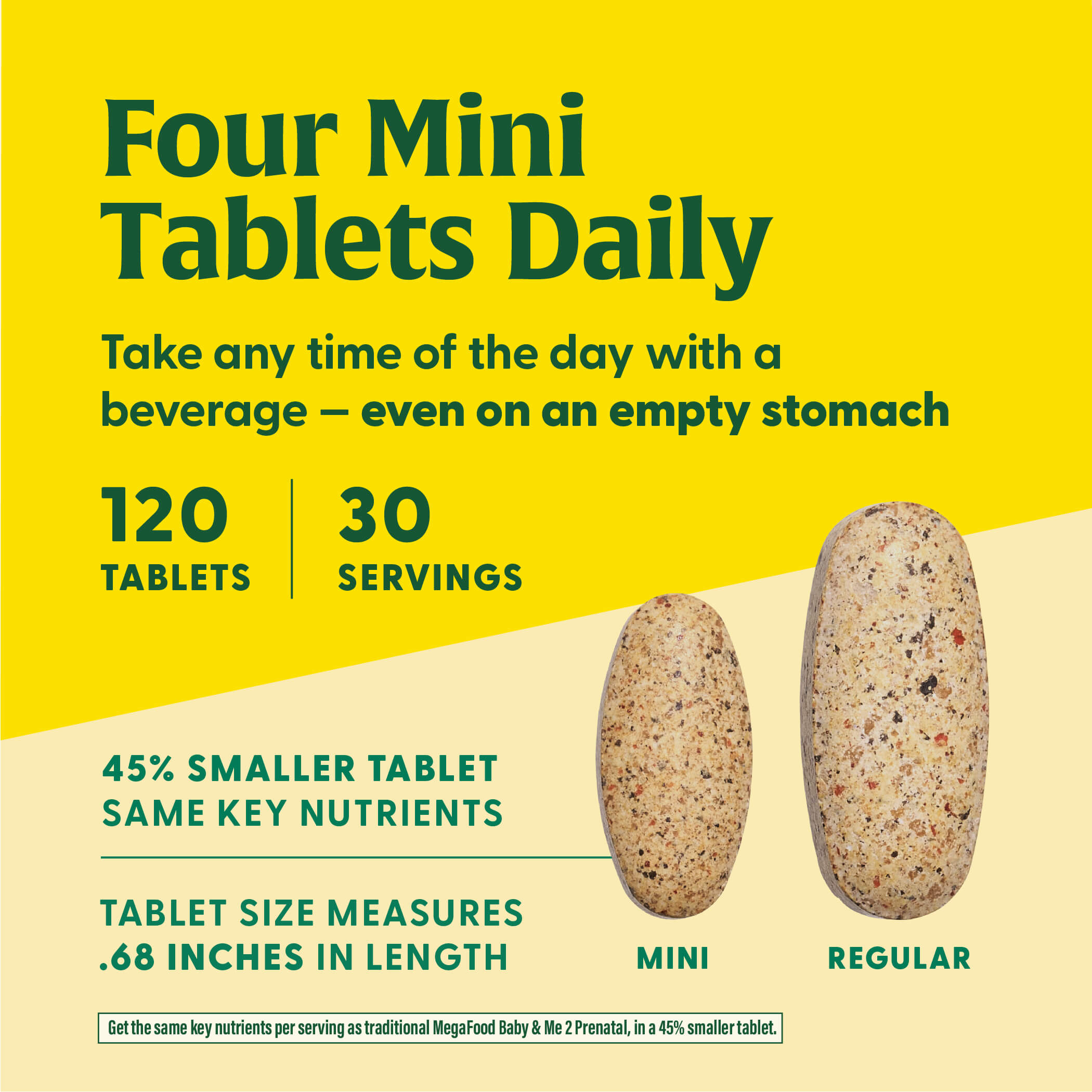 Baby & Me 2 Mini Prenatal Multi Serving Size