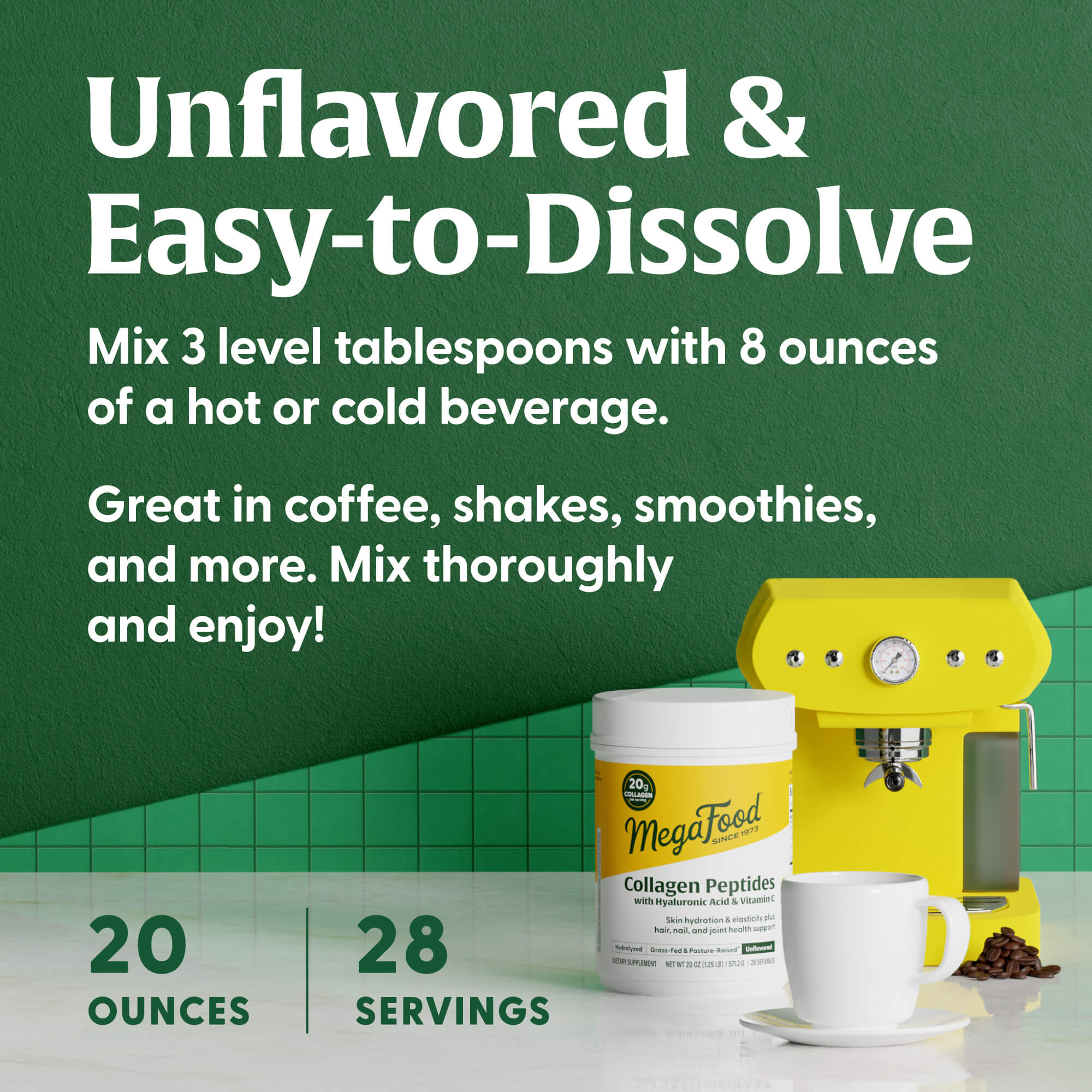 Collagen Peptides With Hyaluronic Acid & Vitamin C