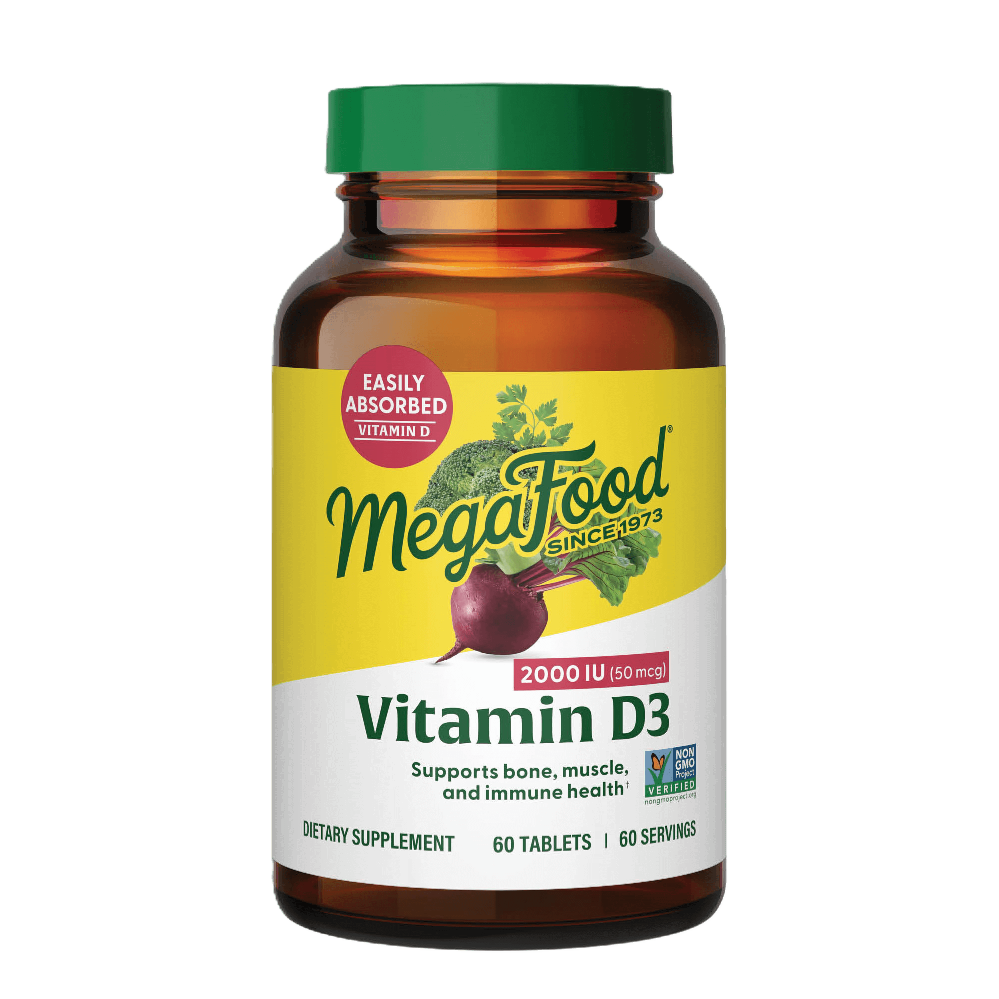 Vitamin D3 2000 IU | MegaFood | Immune Health