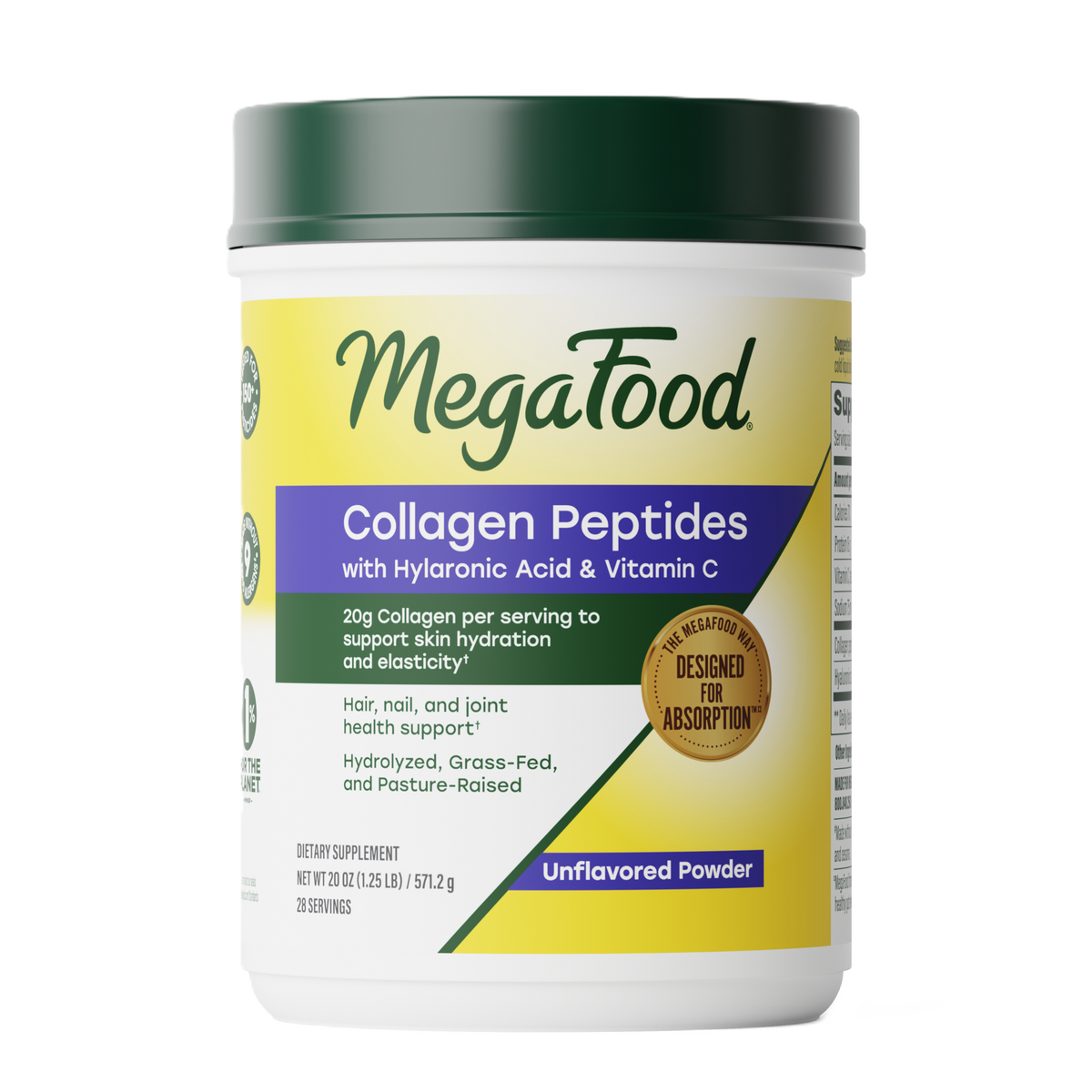 Collagen Peptides With Hyaluronic Acid & Vitamin C