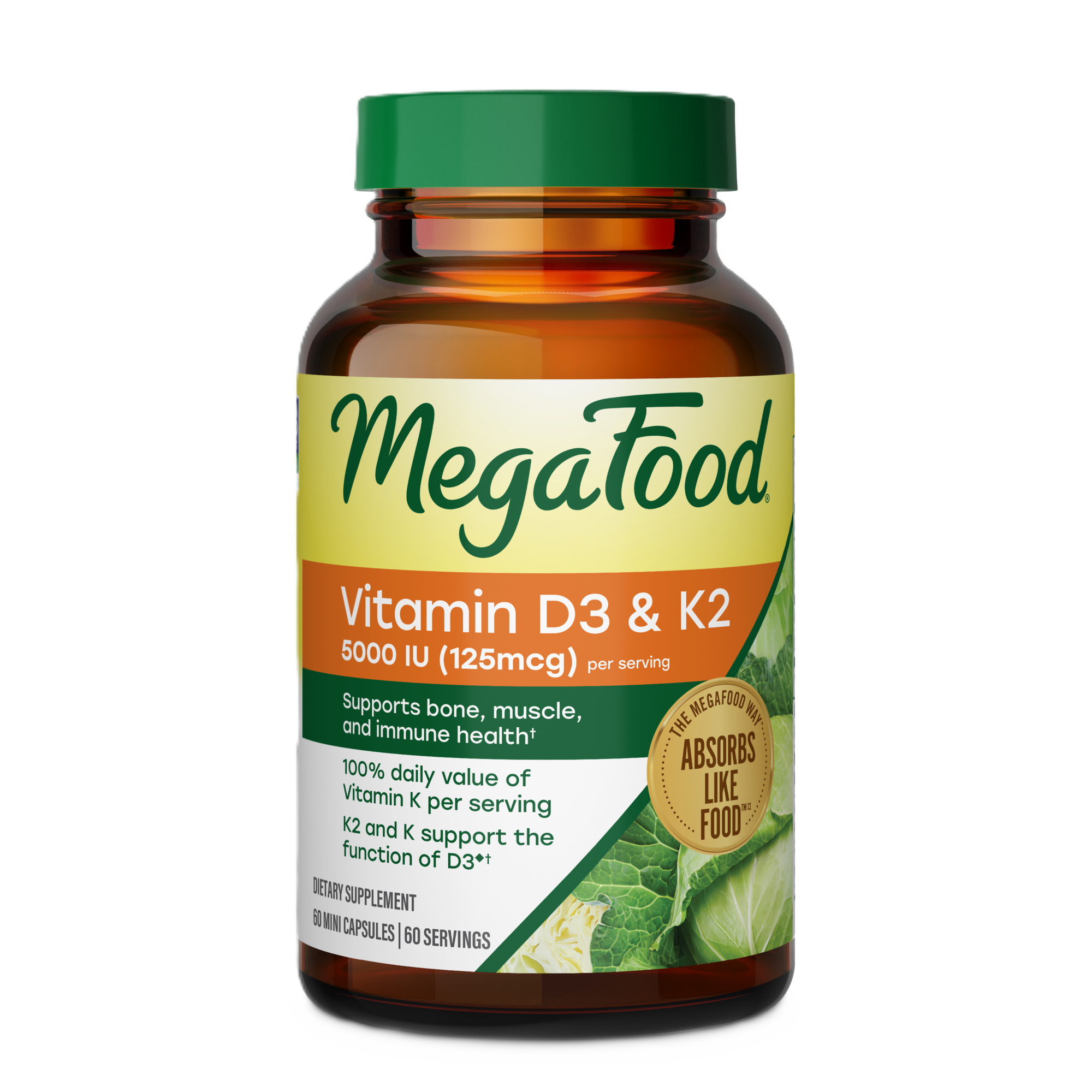 MegaFood Vitamin D3 + K2 view 4