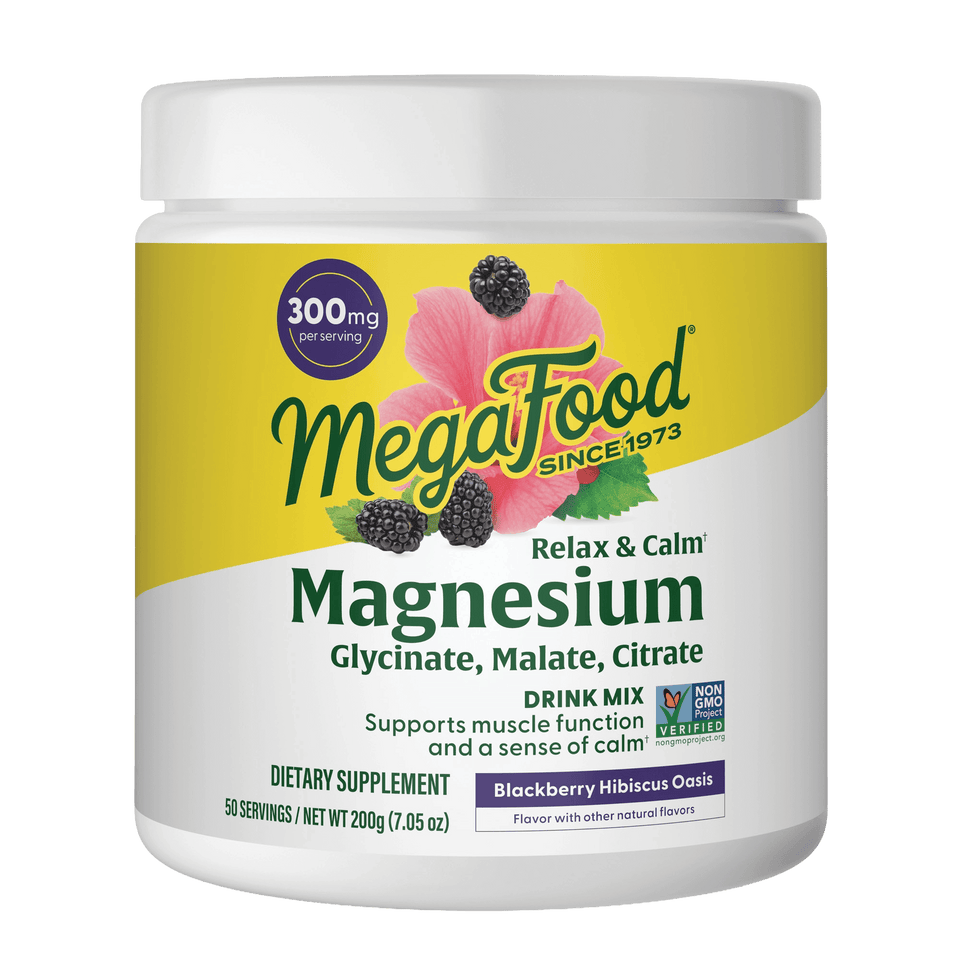 Relax + Calm† Magnesium Powder - Blackberry Hibiscus Oasis Flavor
