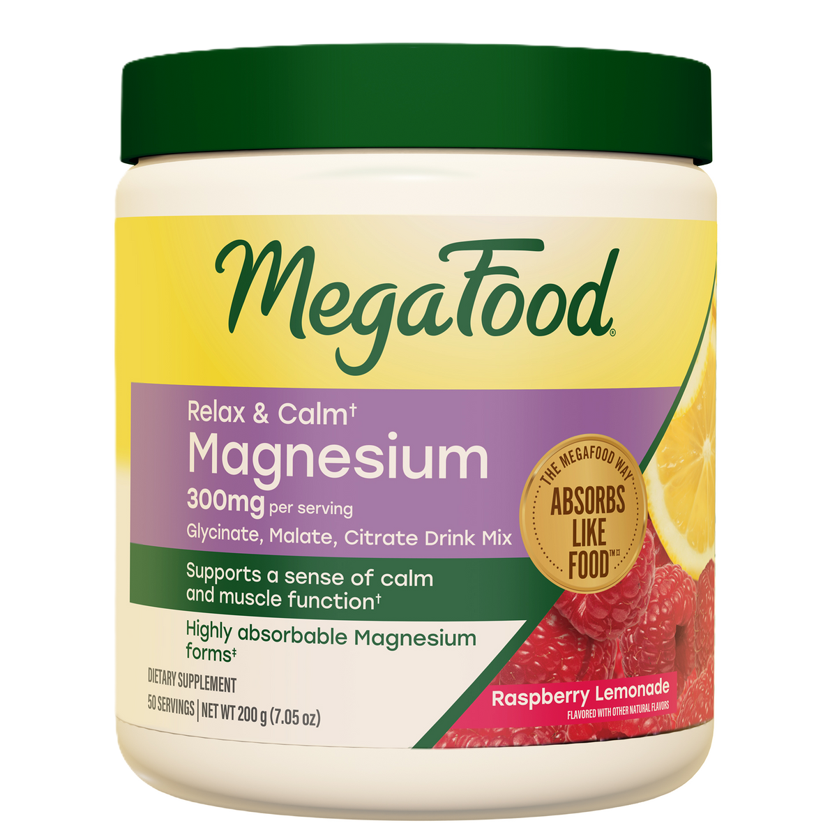 Relax + Calm† Magnesium Powder - Raspberry Lemonade Flavor