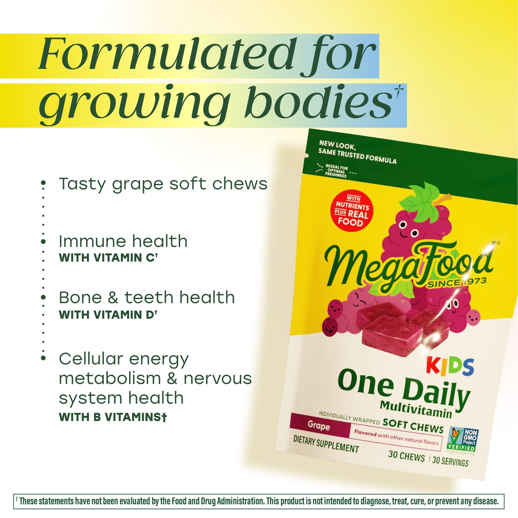 Formulated for growing bodies