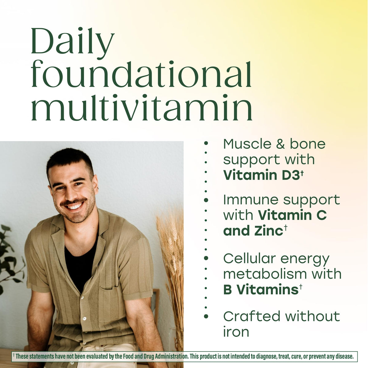 One Daily Iron Free Multivitamin