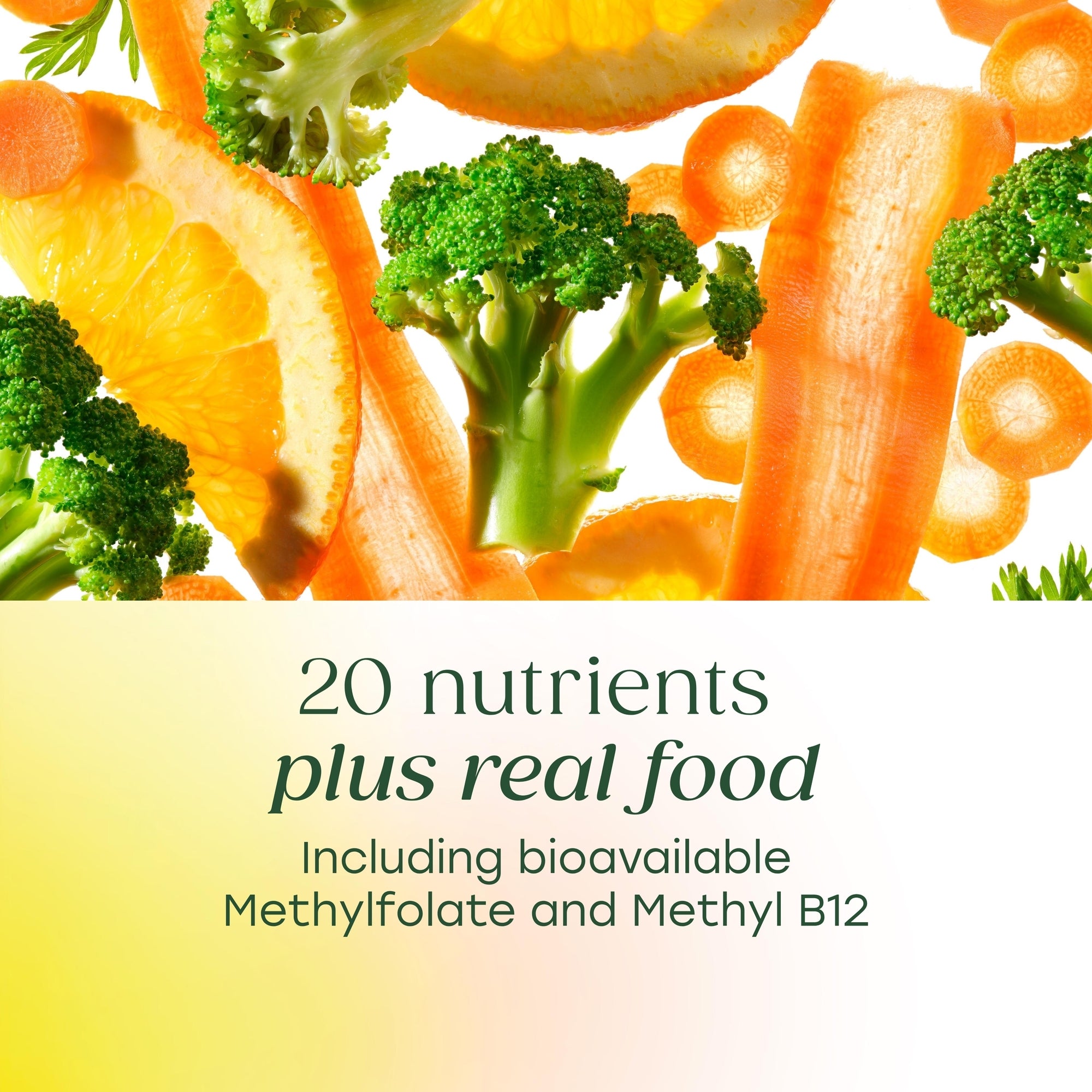 20 nutrients plus real food