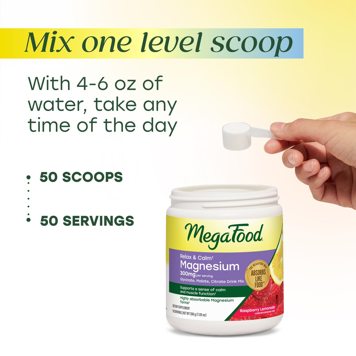 Relax + Calm† Magnesium Powder - Raspberry Lemonade Flavor