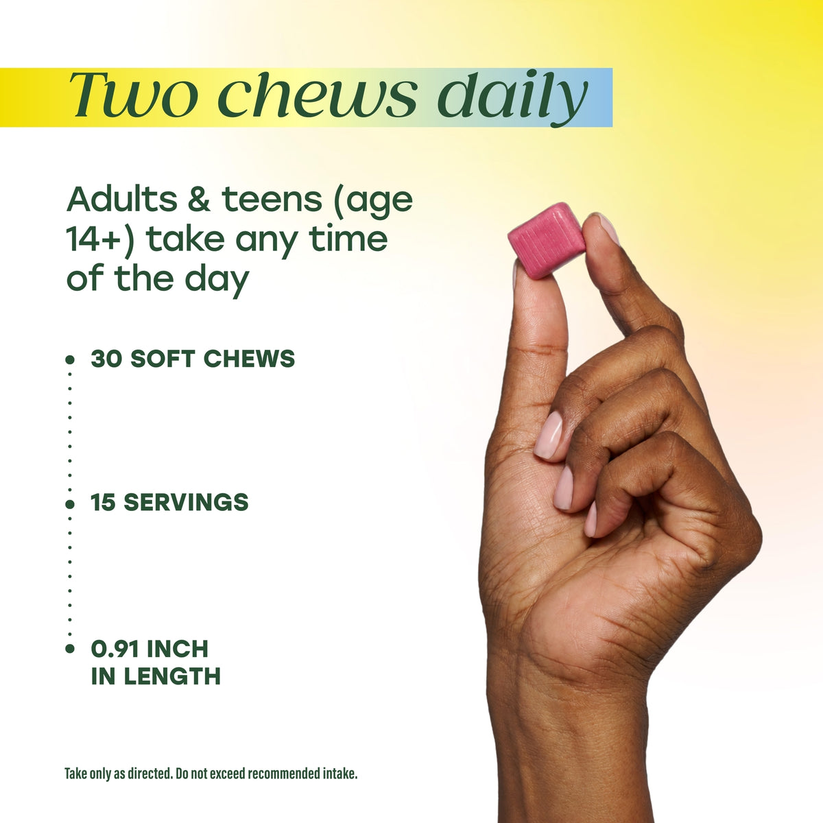 Relax + Calm† Magnesium Soft Chews - Strawberry