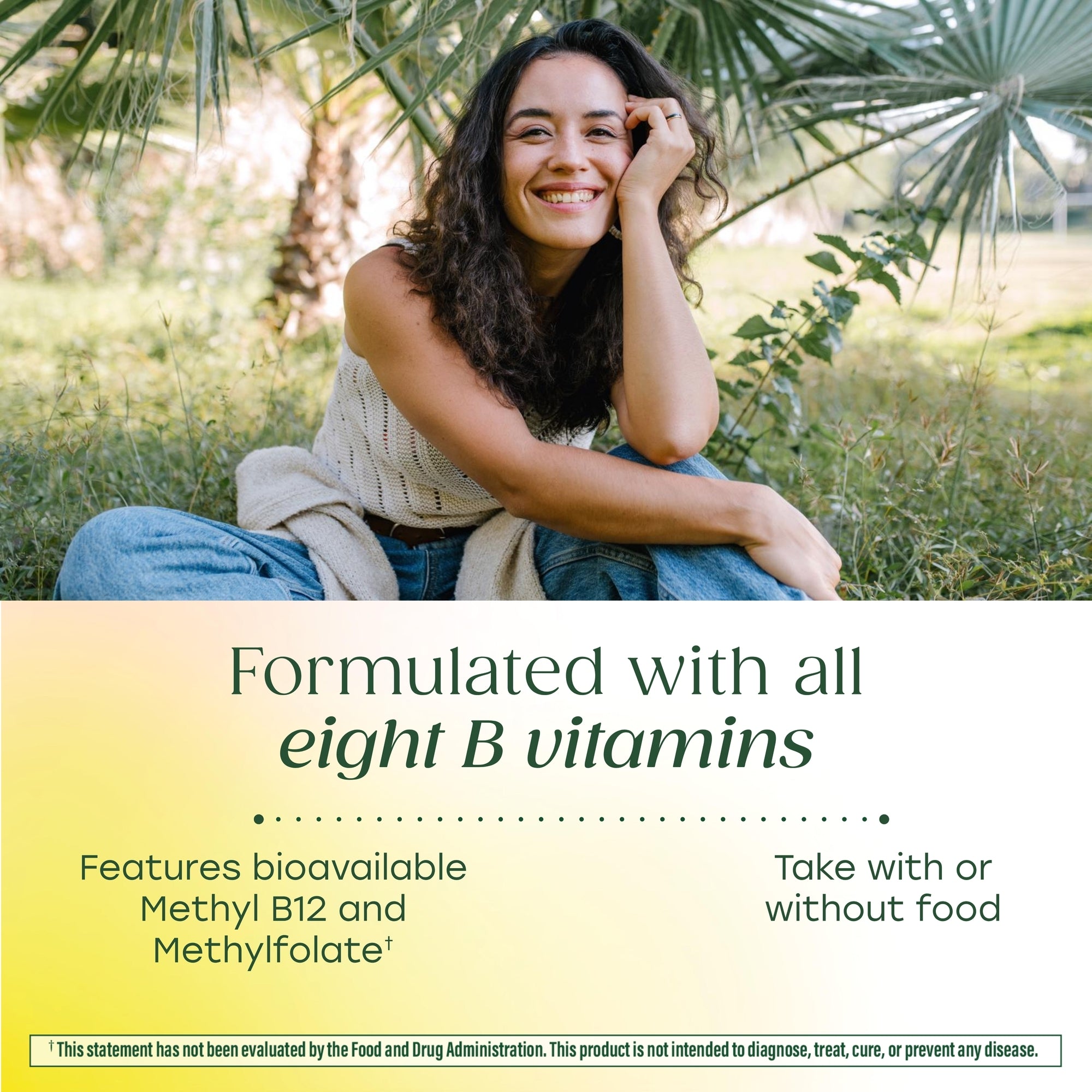 Formulated with all eight B vitamins