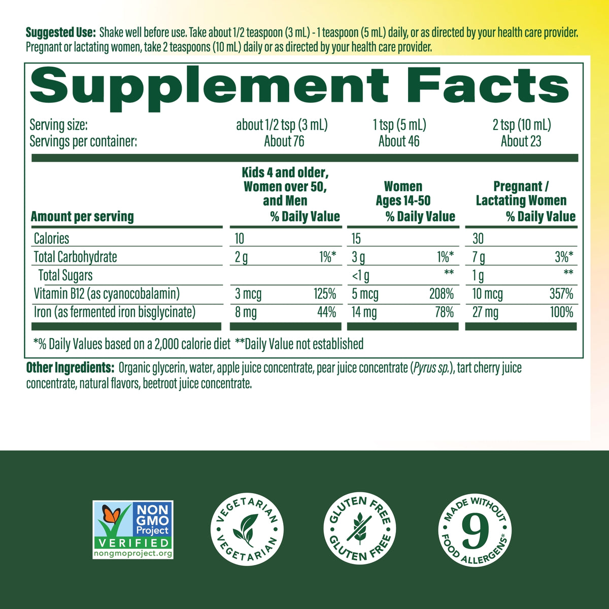 Blood Builder™ Liquid Iron Once Daily