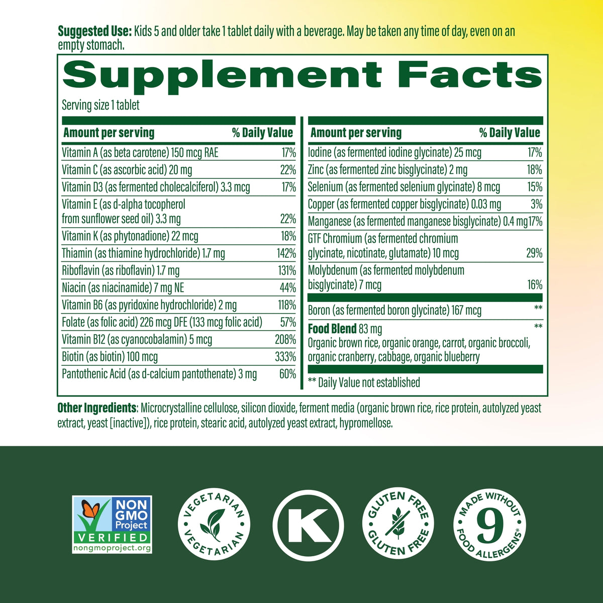Kids One Daily Mini Multivitamin