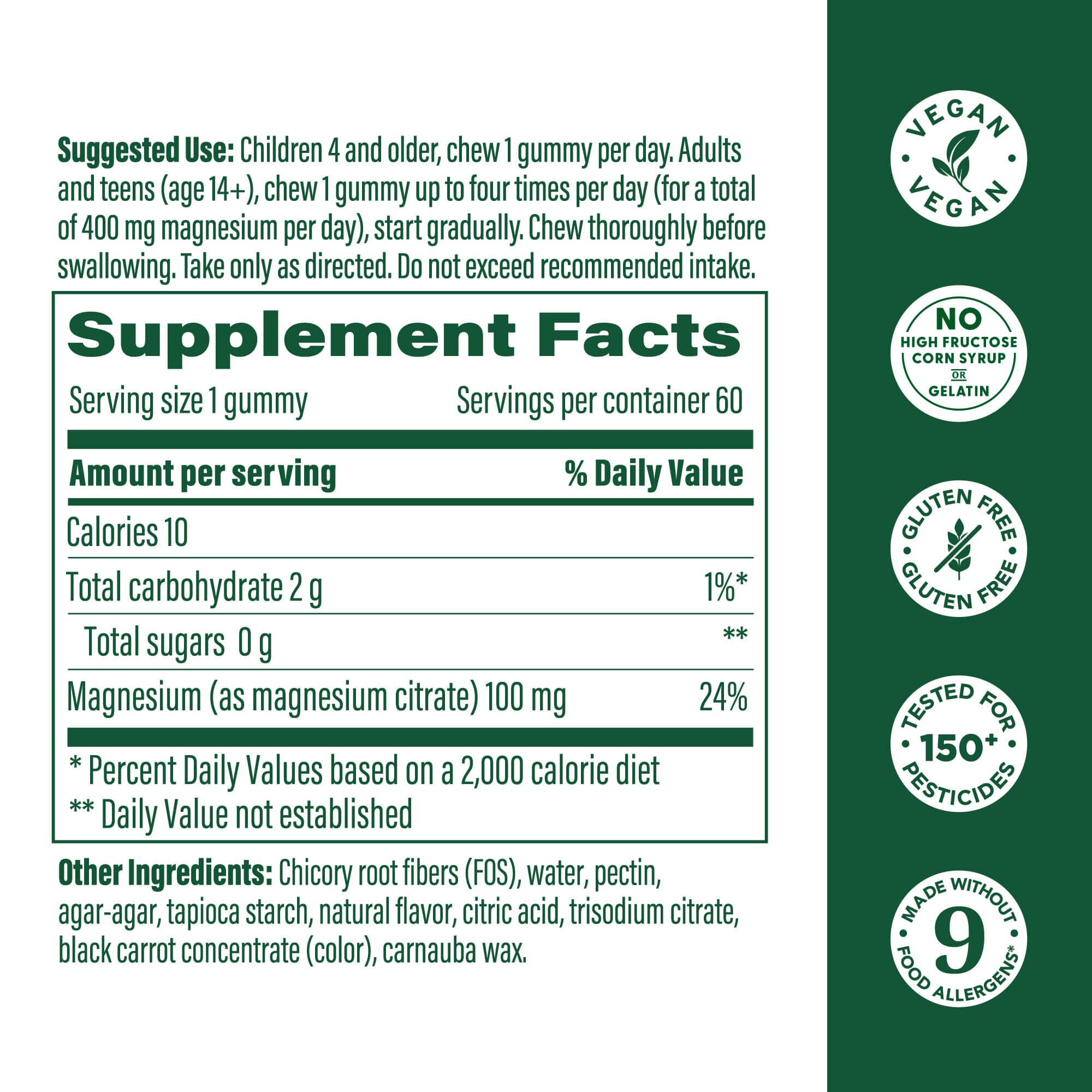 High Absorption Magnesium Citrate Gummies