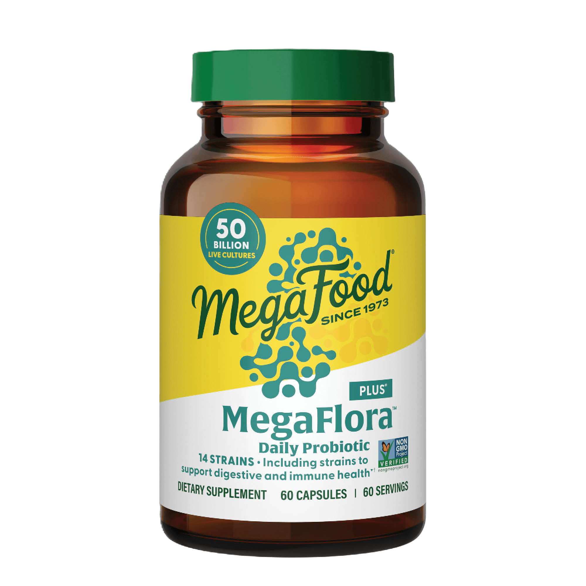 MegaFlora® Probiotic Plus - 14 Strains - 50 Billion live cultures