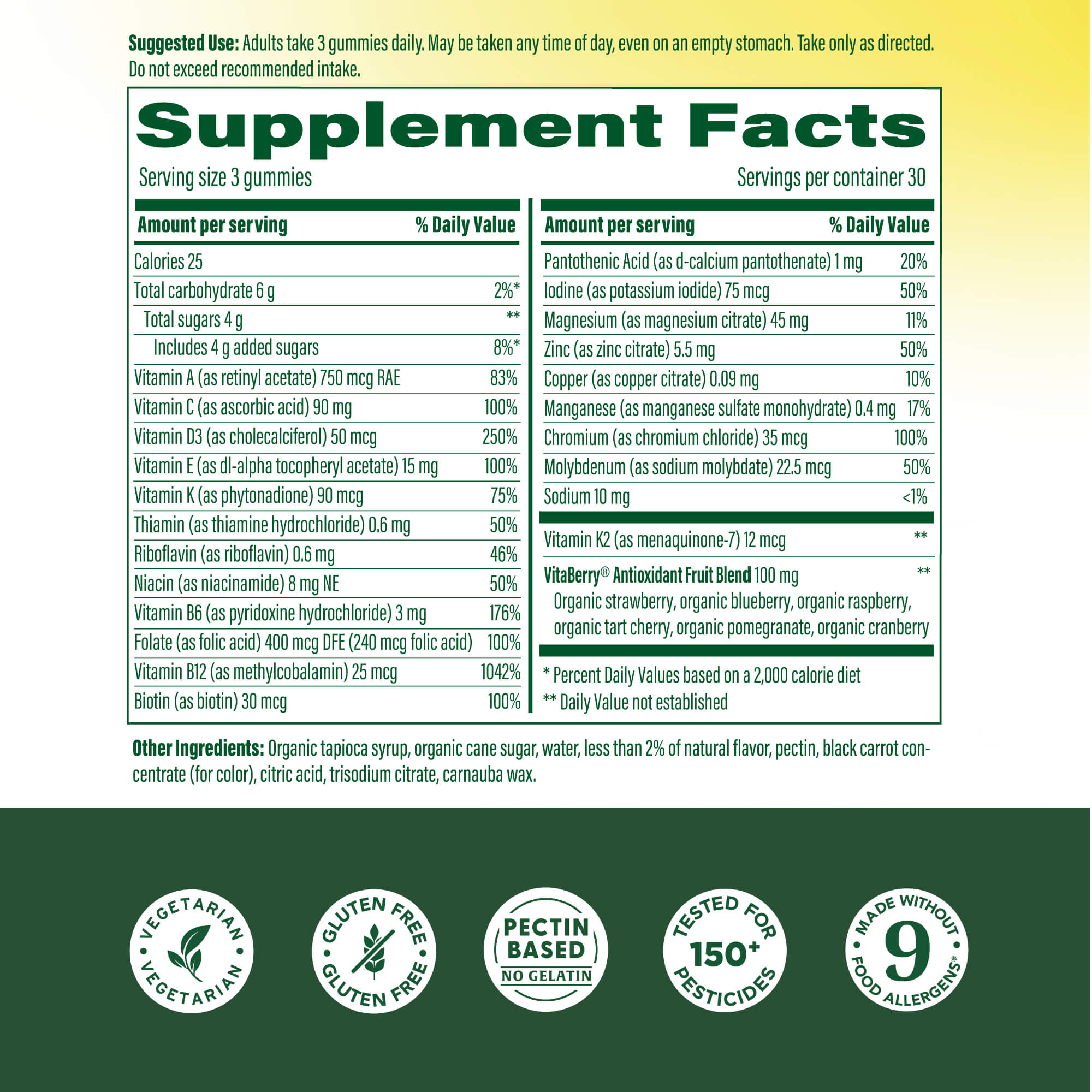 Men's 55+ Whole Body Multi Gummies