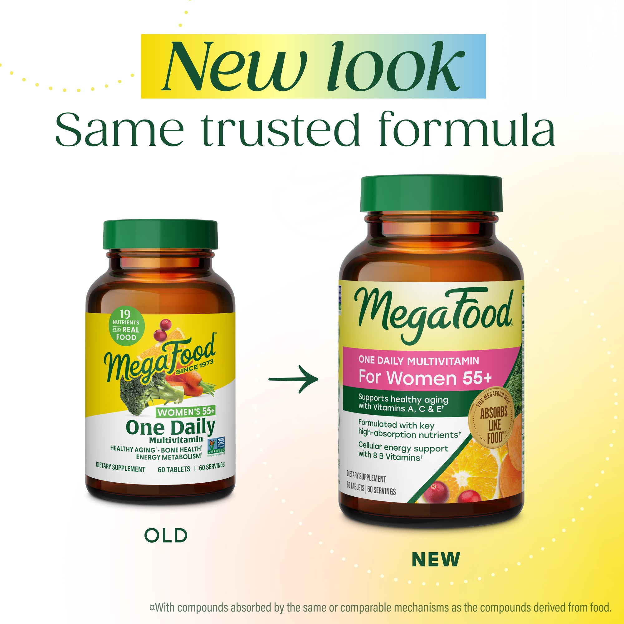 New look. Same trusted formula