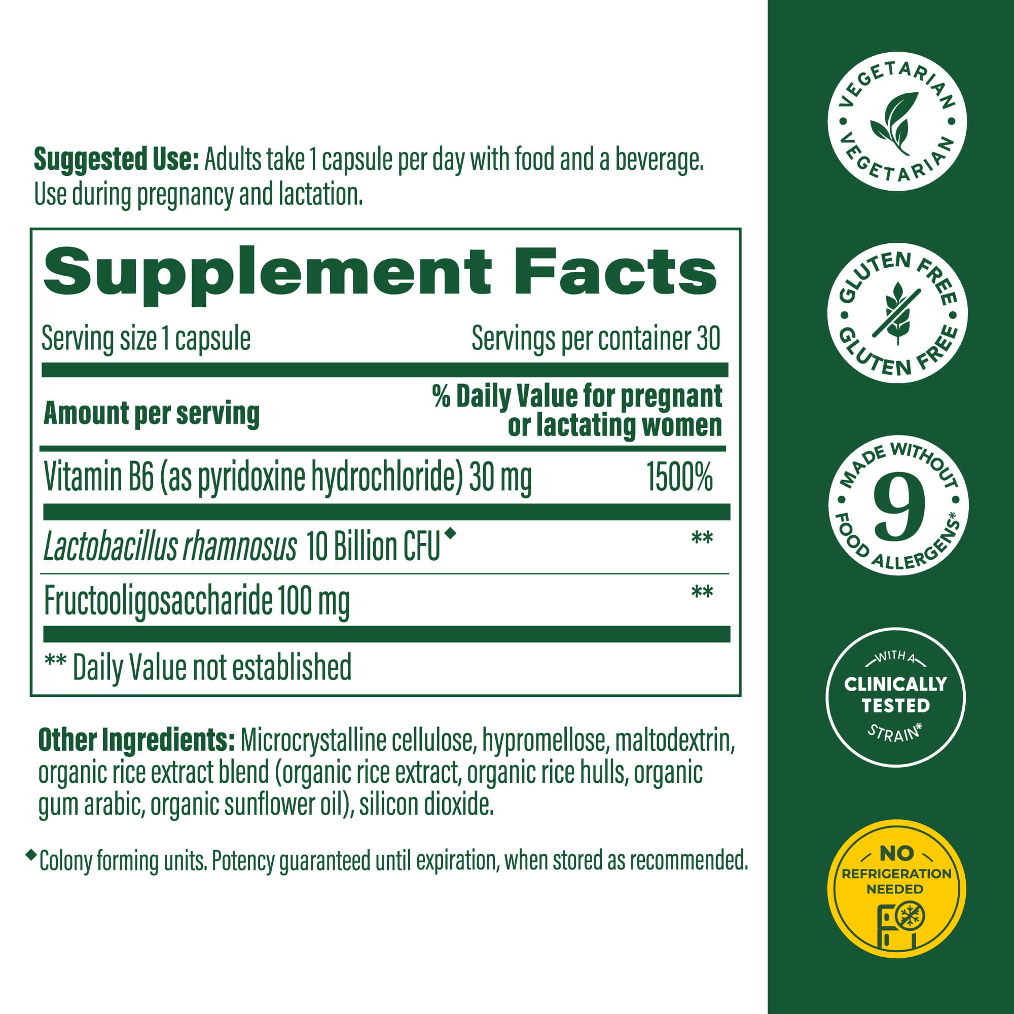 Baby & Me 2 Prenatal Probiotic + Prebiotic - Shelf Stable - Clinically Tested Strain