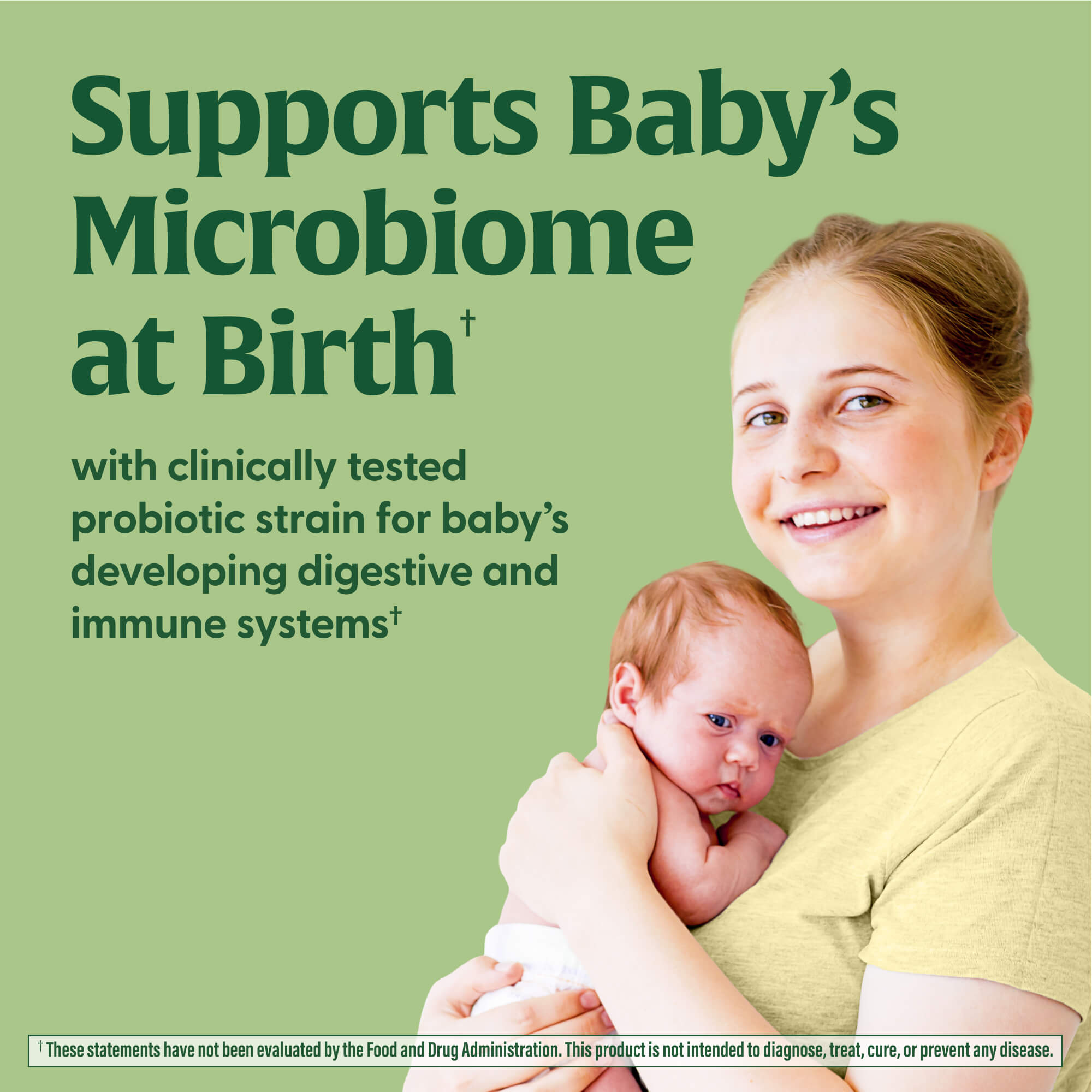 Baby & Me 2 Prenatal Probiotic + Prebiotic - Shelf Stable - Clinically Tested Strain