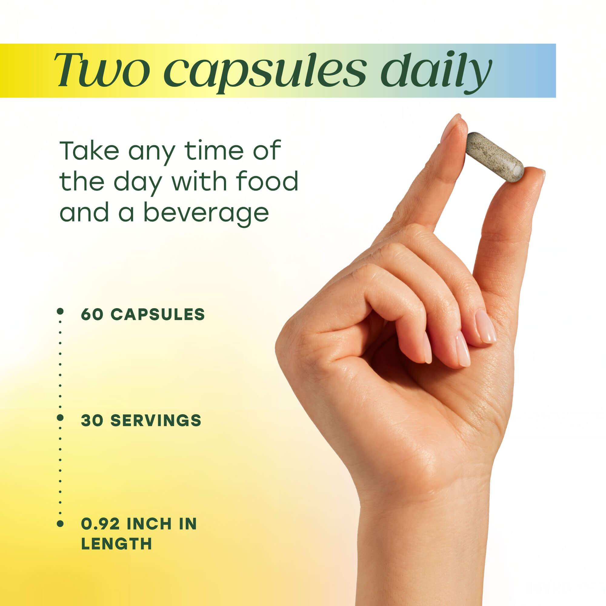 two capsules daily