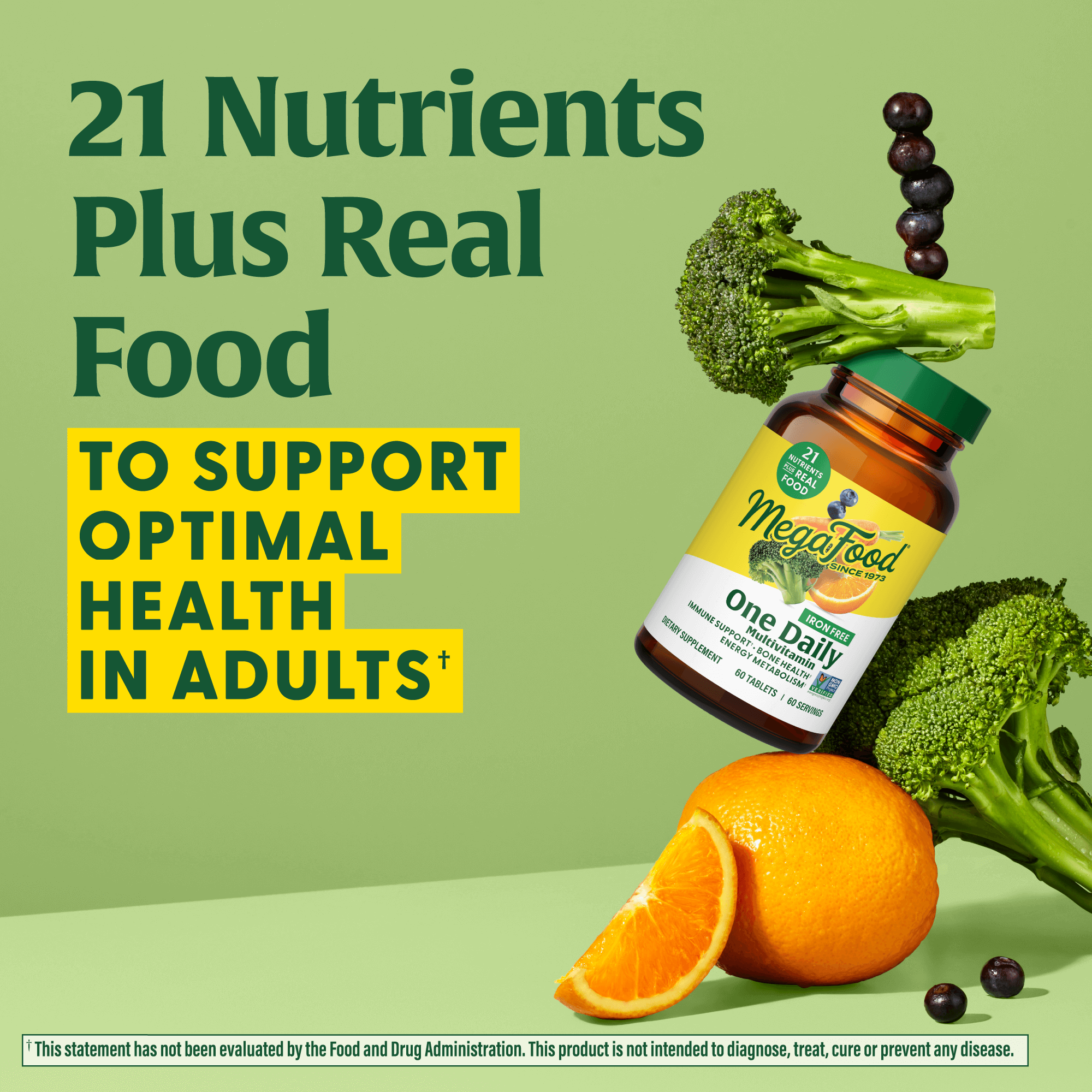 One Daily Iron Free Multivitamin