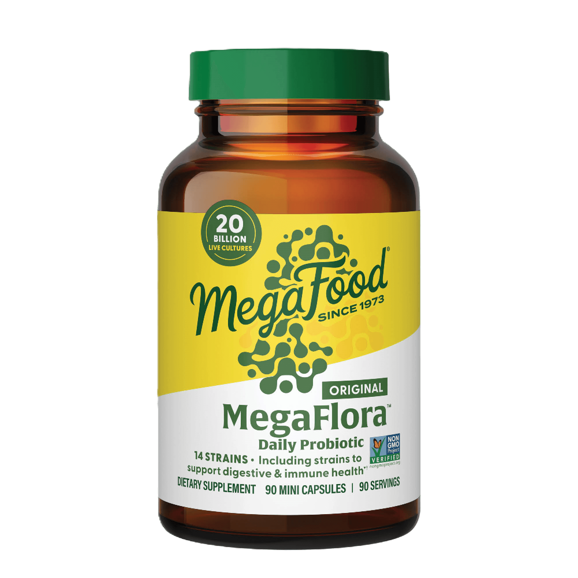 MegaFlora® Probiotic Original - 14 Strains - 20 Billion live cultures