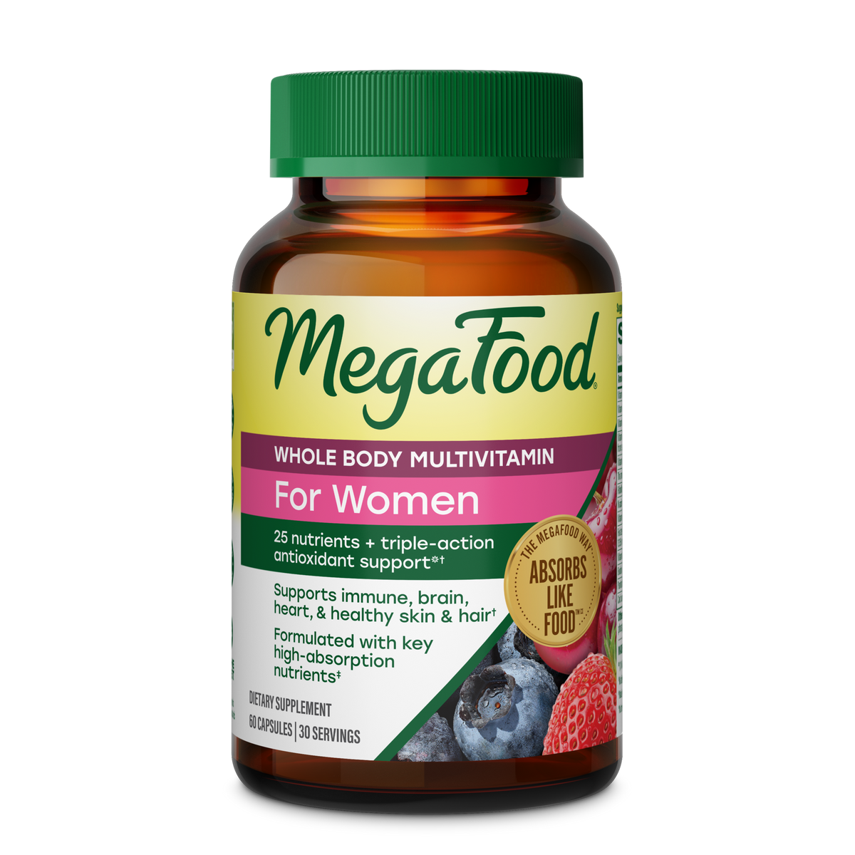 Megafood 女性用マルチビタミン90回分 Women's Whole Body Multi Capsules | MegaFood