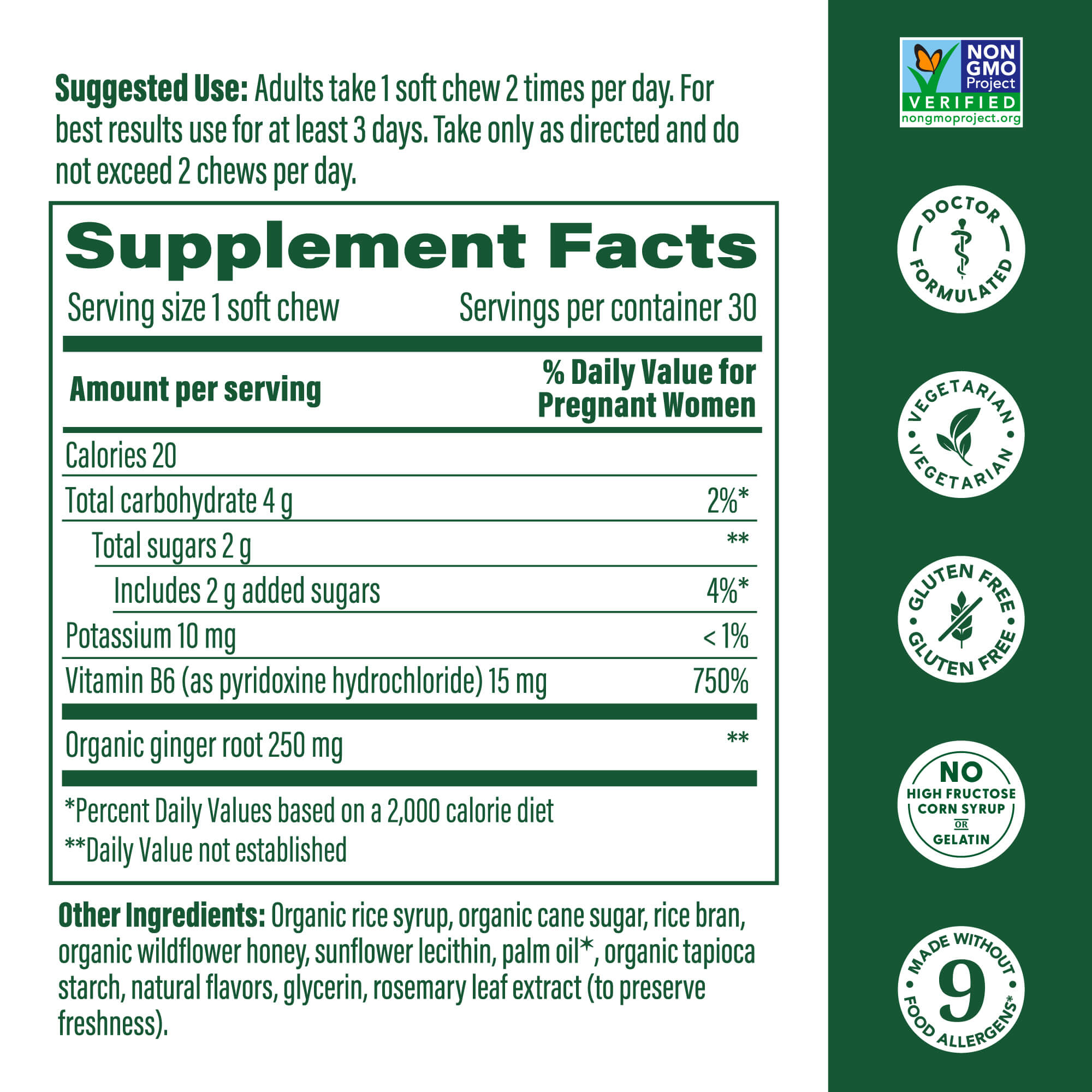 Baby & Me 2™ Morning Sickness Nausea Relief† Soft Chews