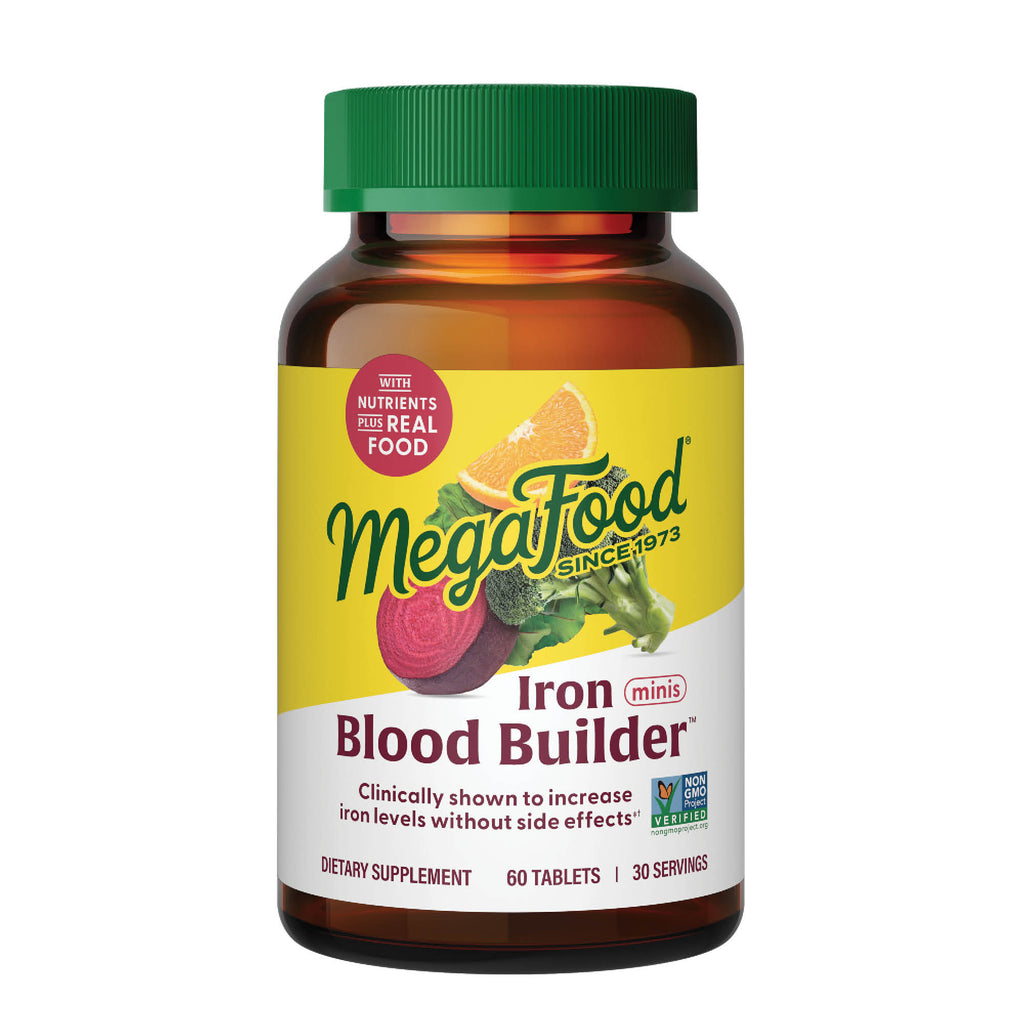 Blood Builder Mini Iron Vitamins Small Vegan Iron Supplement