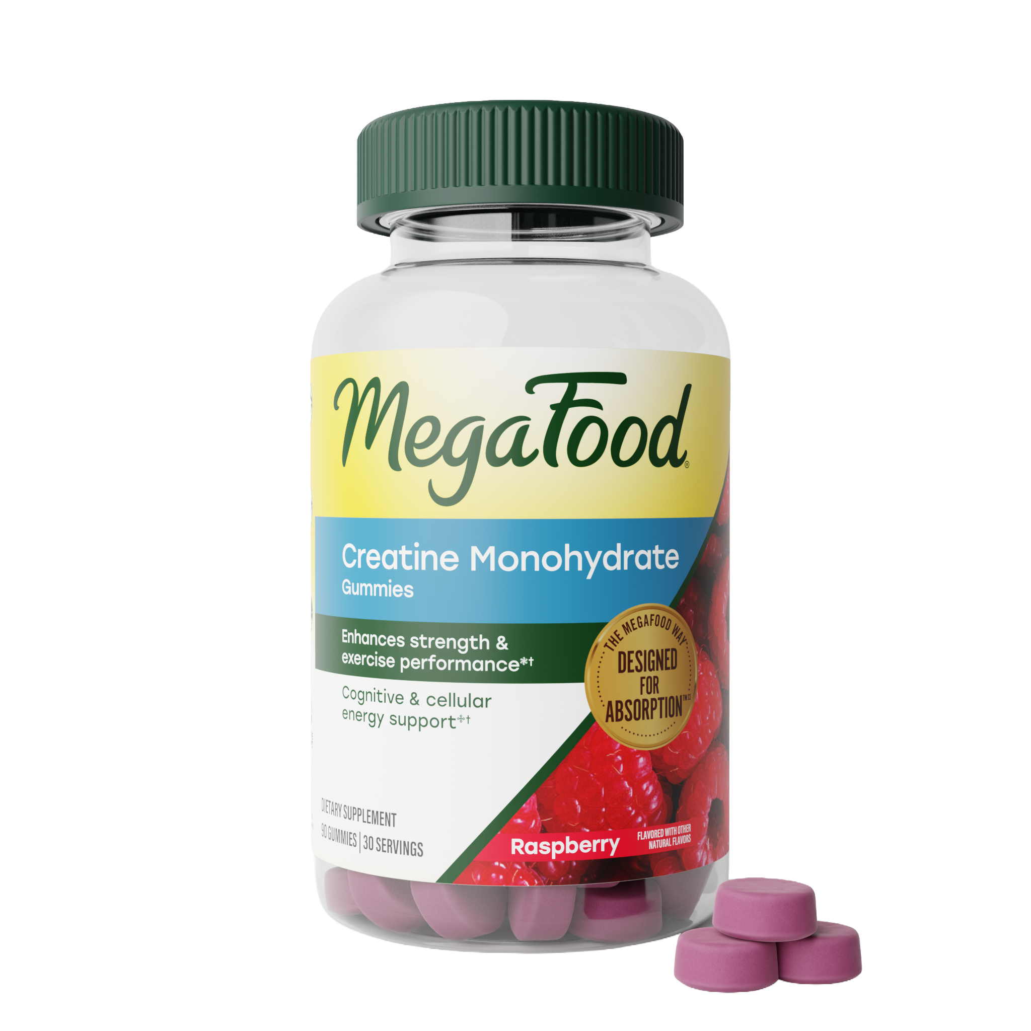 Creatine Gummies Front of Bottle