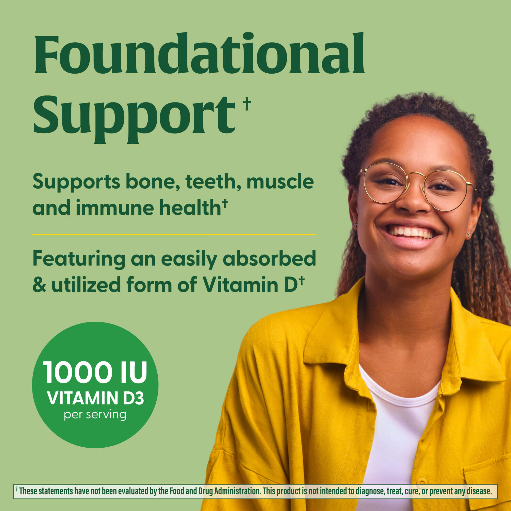 Vitamin D3 1000 IU (25 mcg)