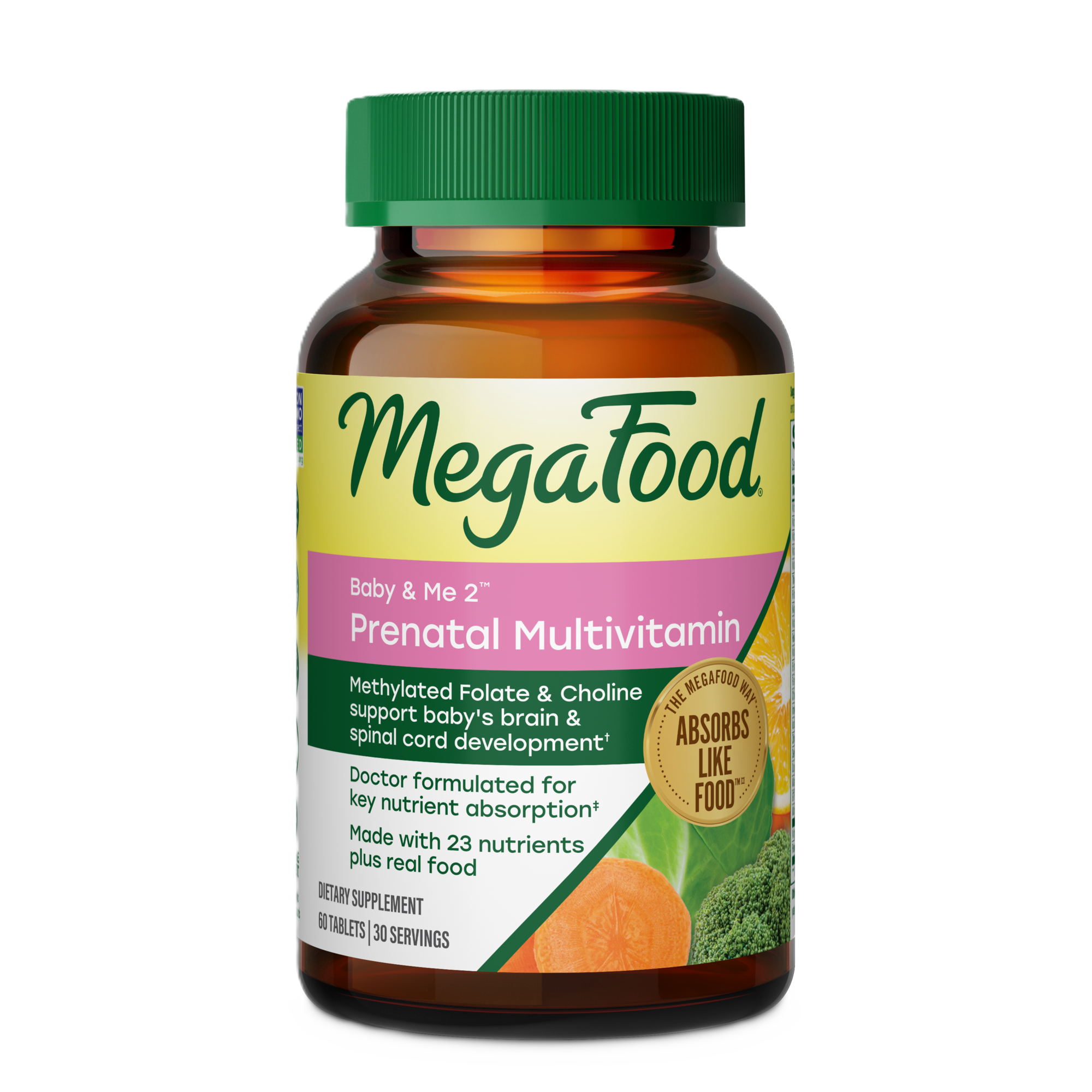 MegaFood Baby & Me 2 Prenatal Multi