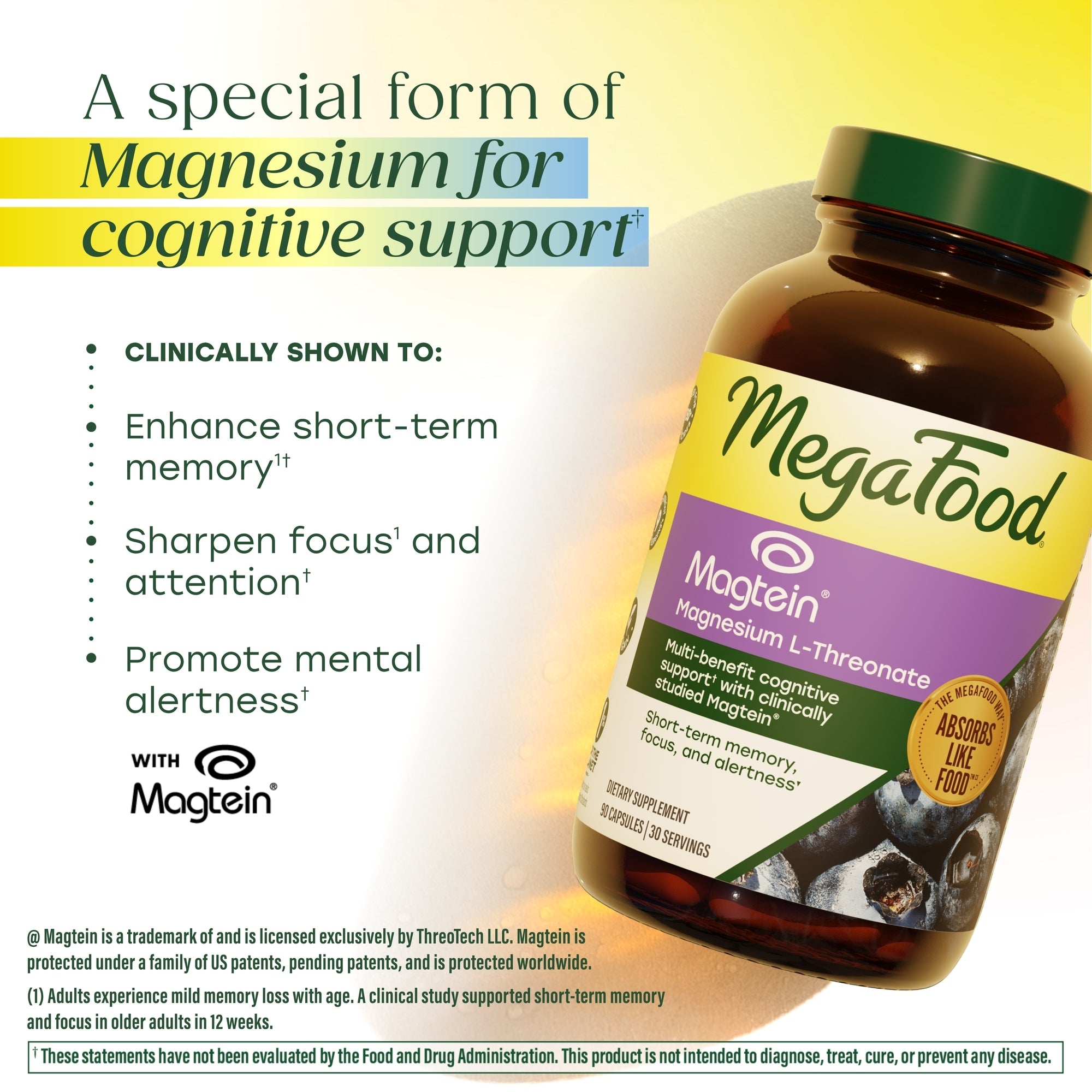 Magtein®  Magnesium L-Threonate