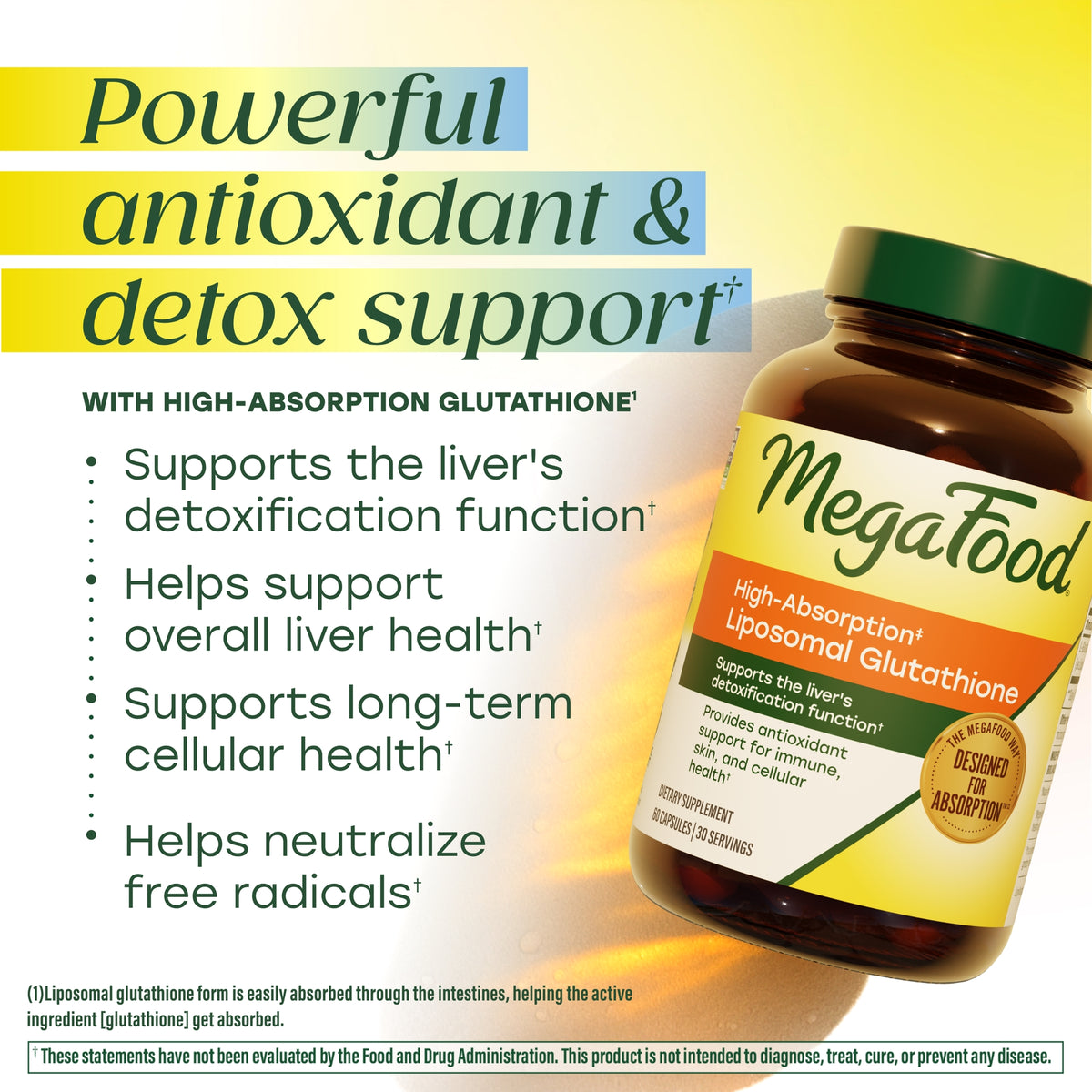 glutathione antioxidant pills High Absorption Liposomal MOUNTAINOR Glutathione Under Eye