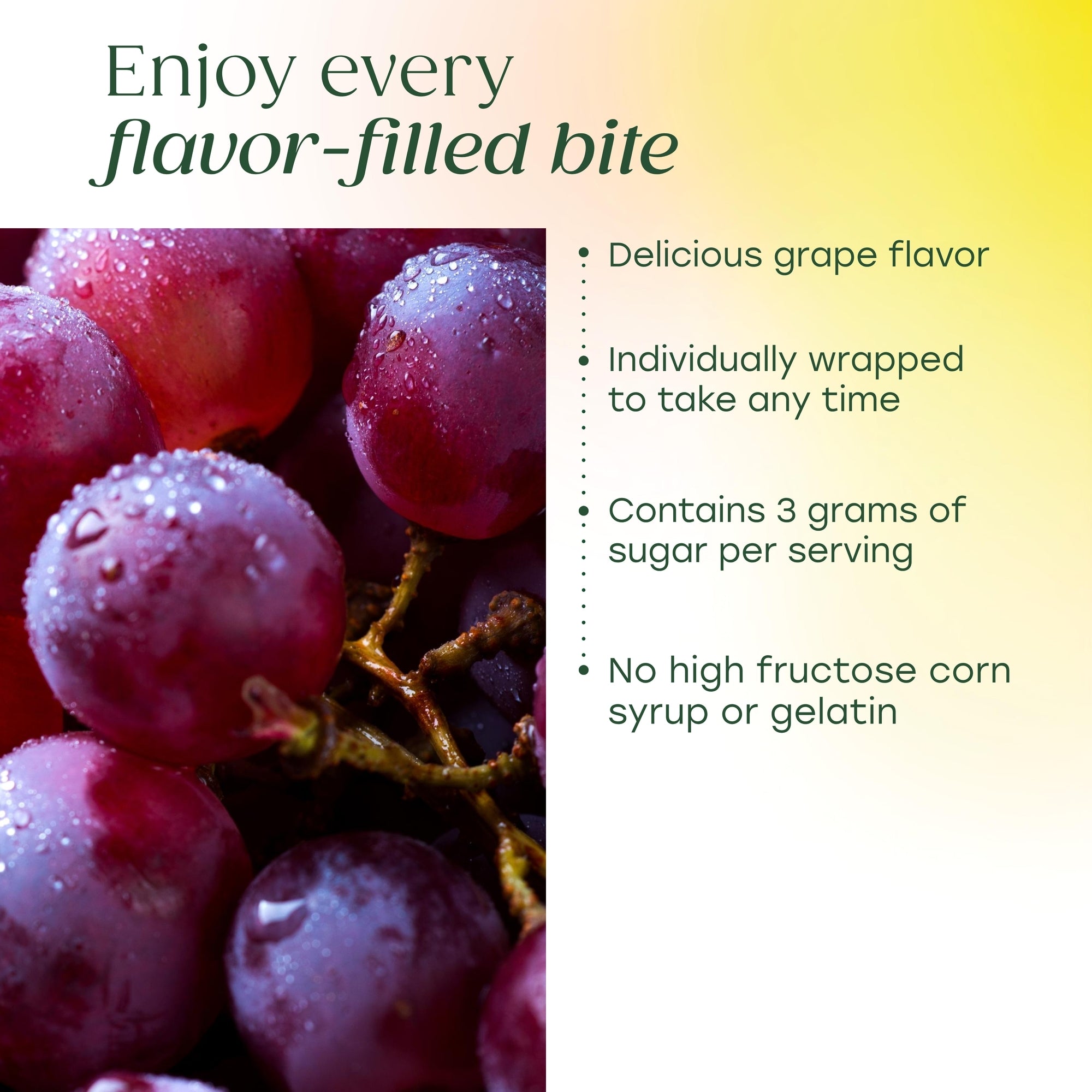 Relax + Calm† Magnesium Soft Chews - Grape