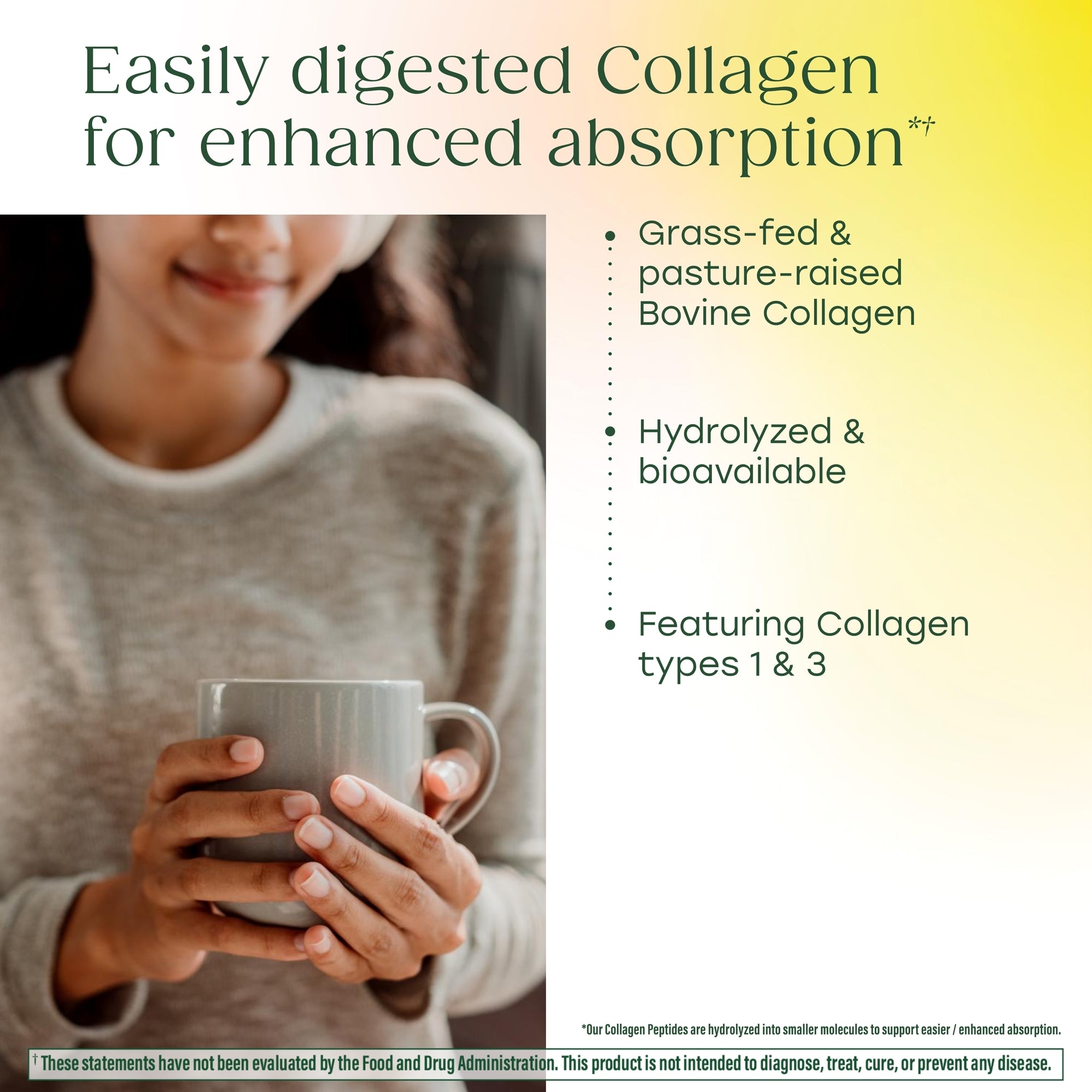 Easily digested Collagen for enhanced absorption