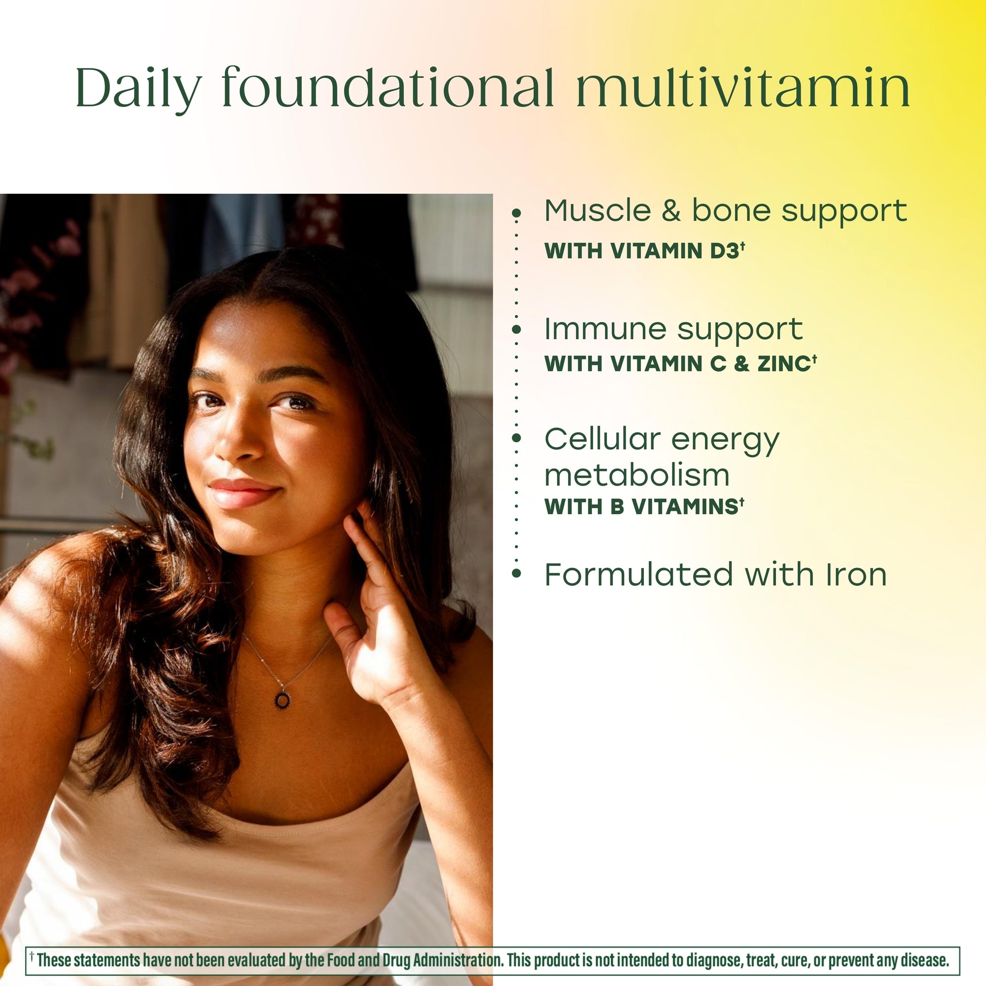 Daily foundational multivitamin