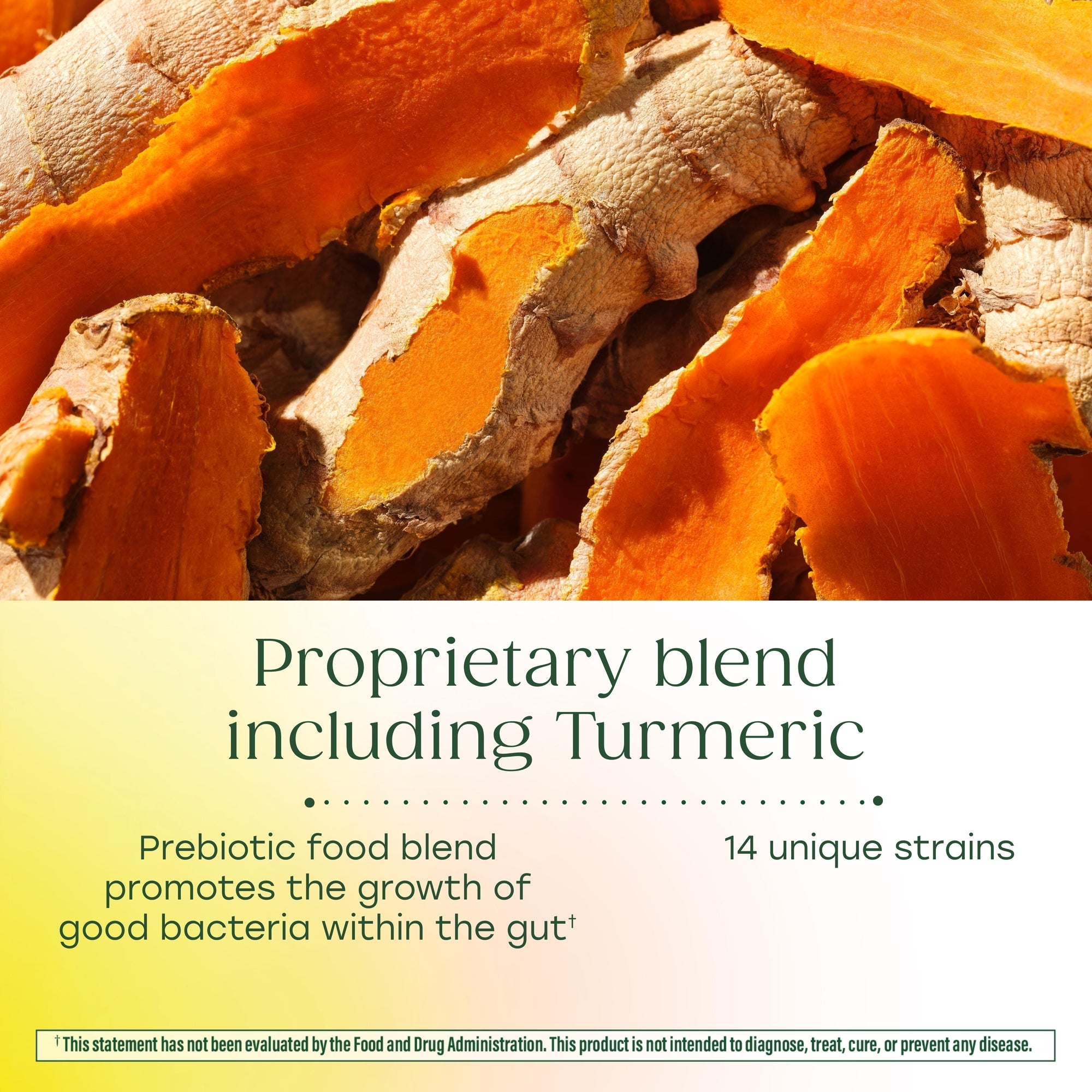 Proprietary blend including turmeric