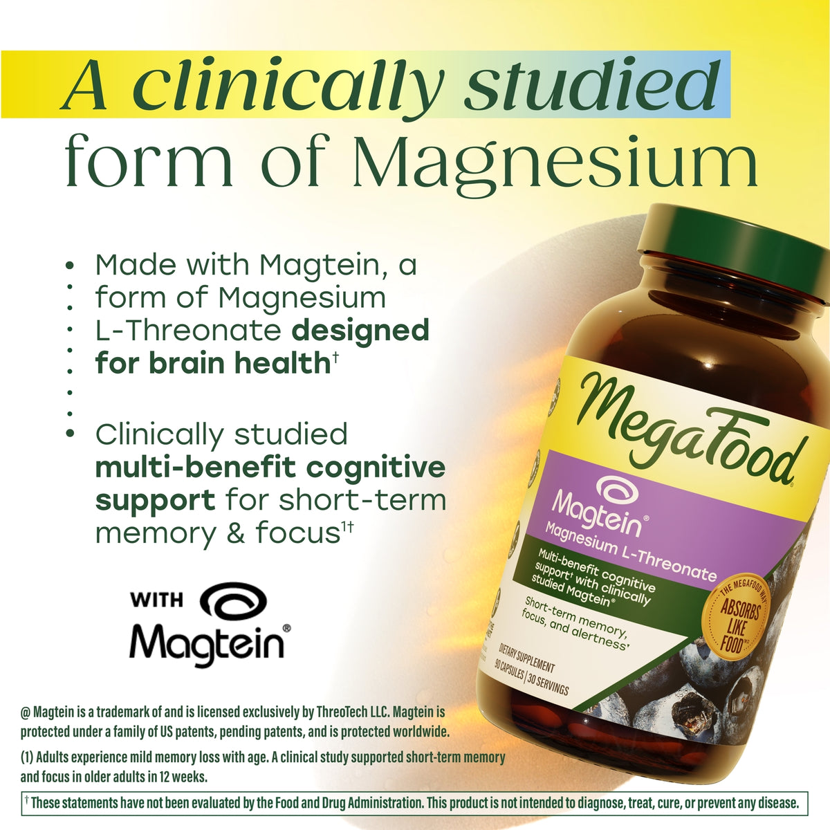 Magtein®  Magnesium L-Threonate