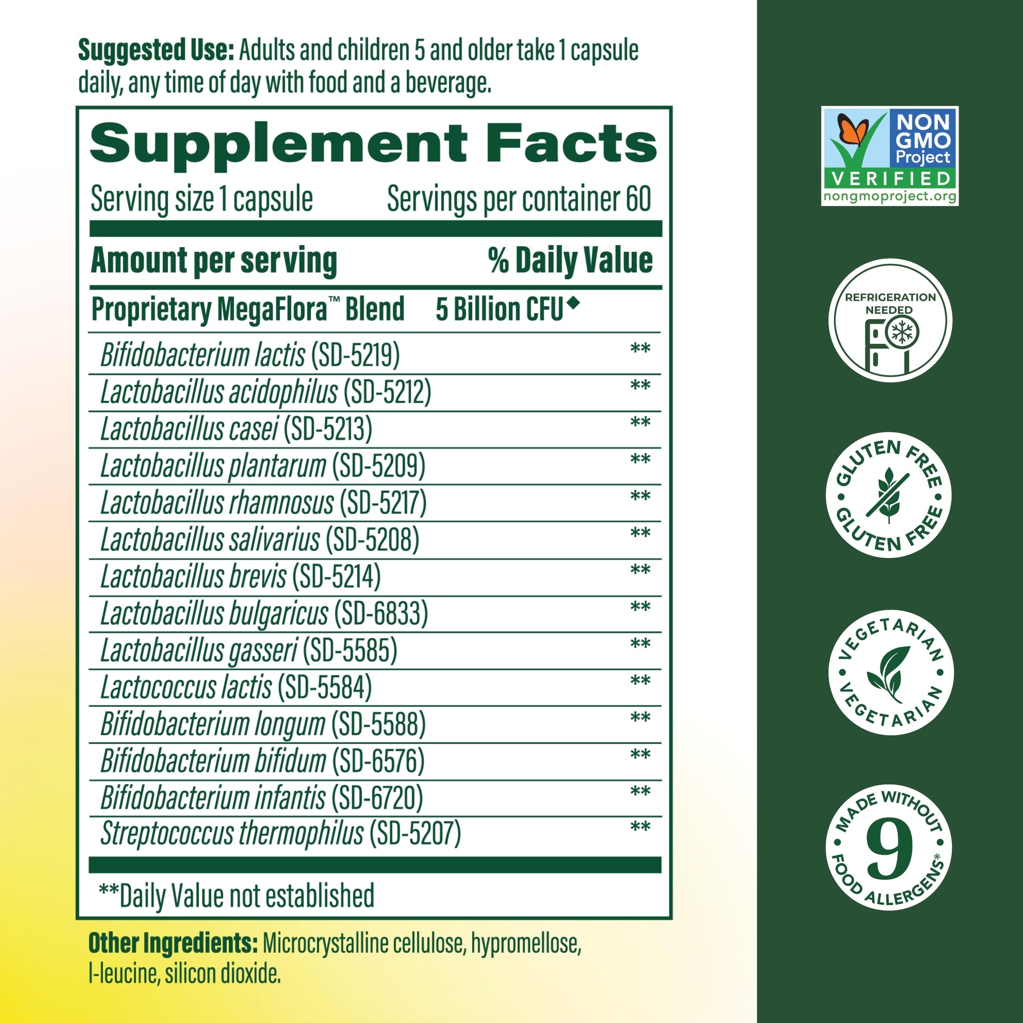 Supplement facts