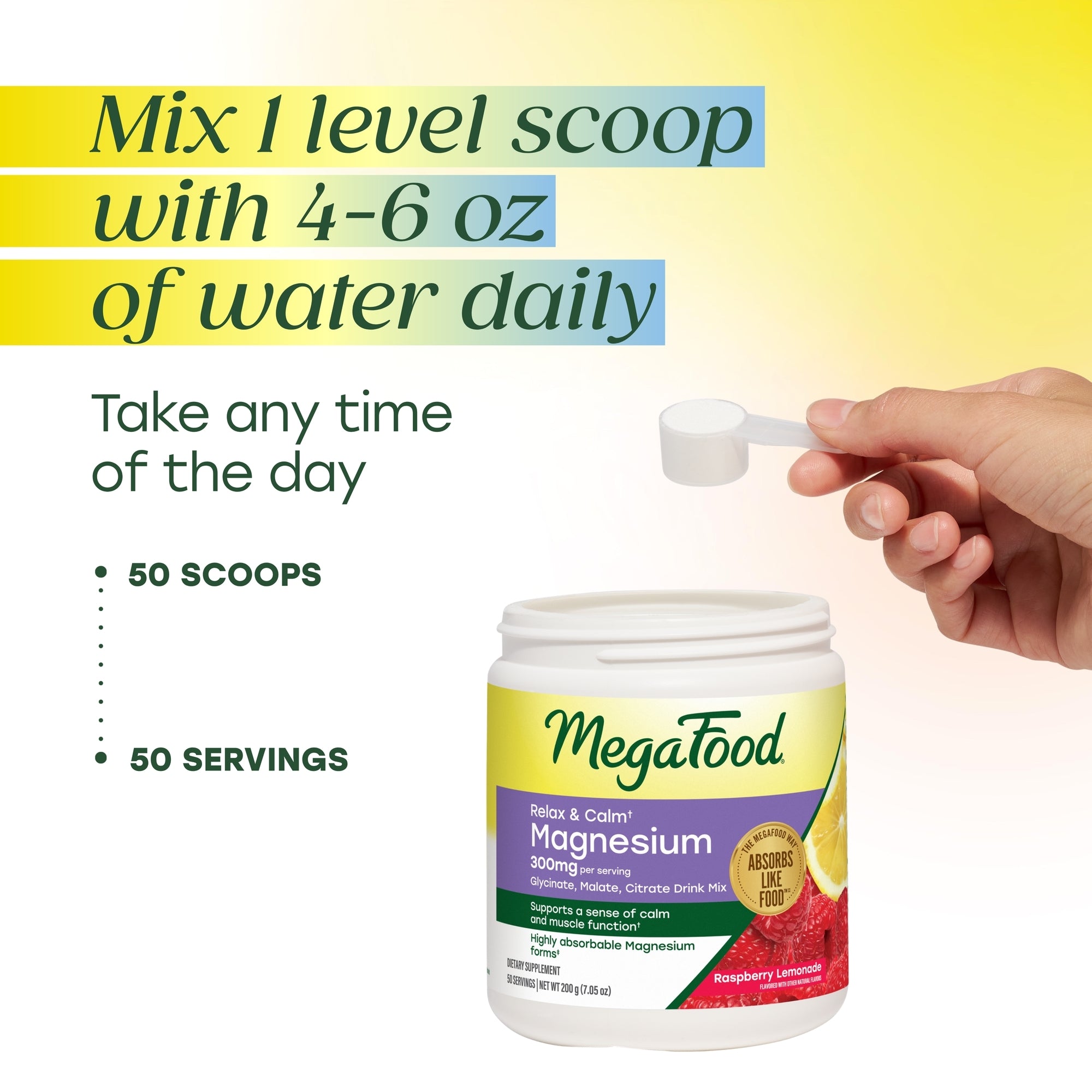 Relax + Calm† Magnesium Powder - Raspberry Lemonade Flavor