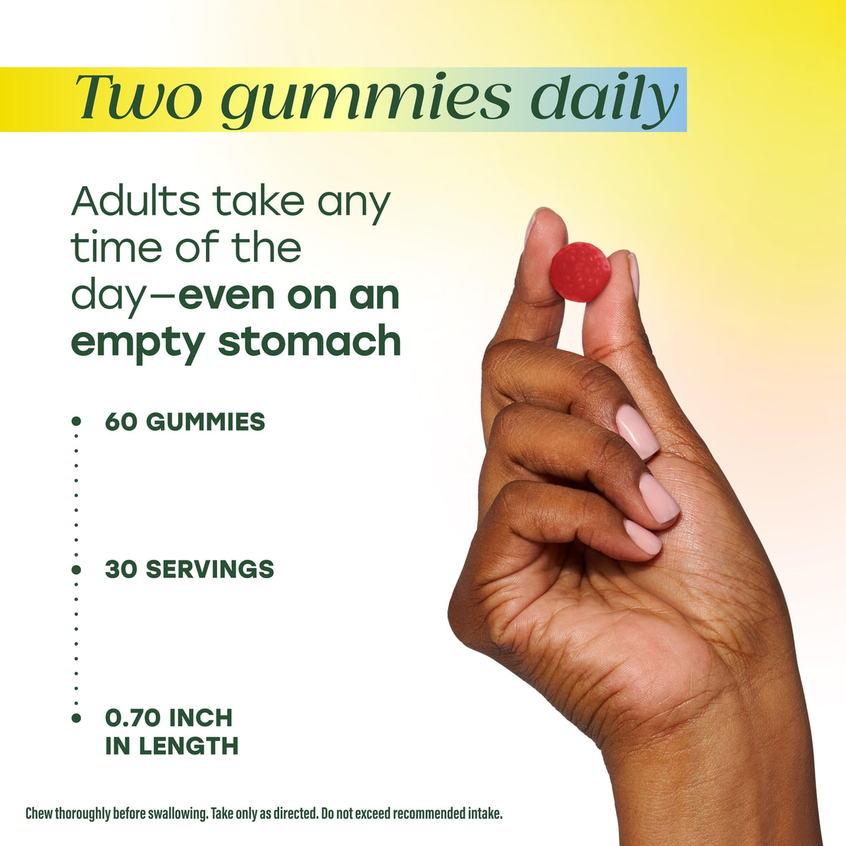 Zero Sugar Hair, Skin & Nails Gummies