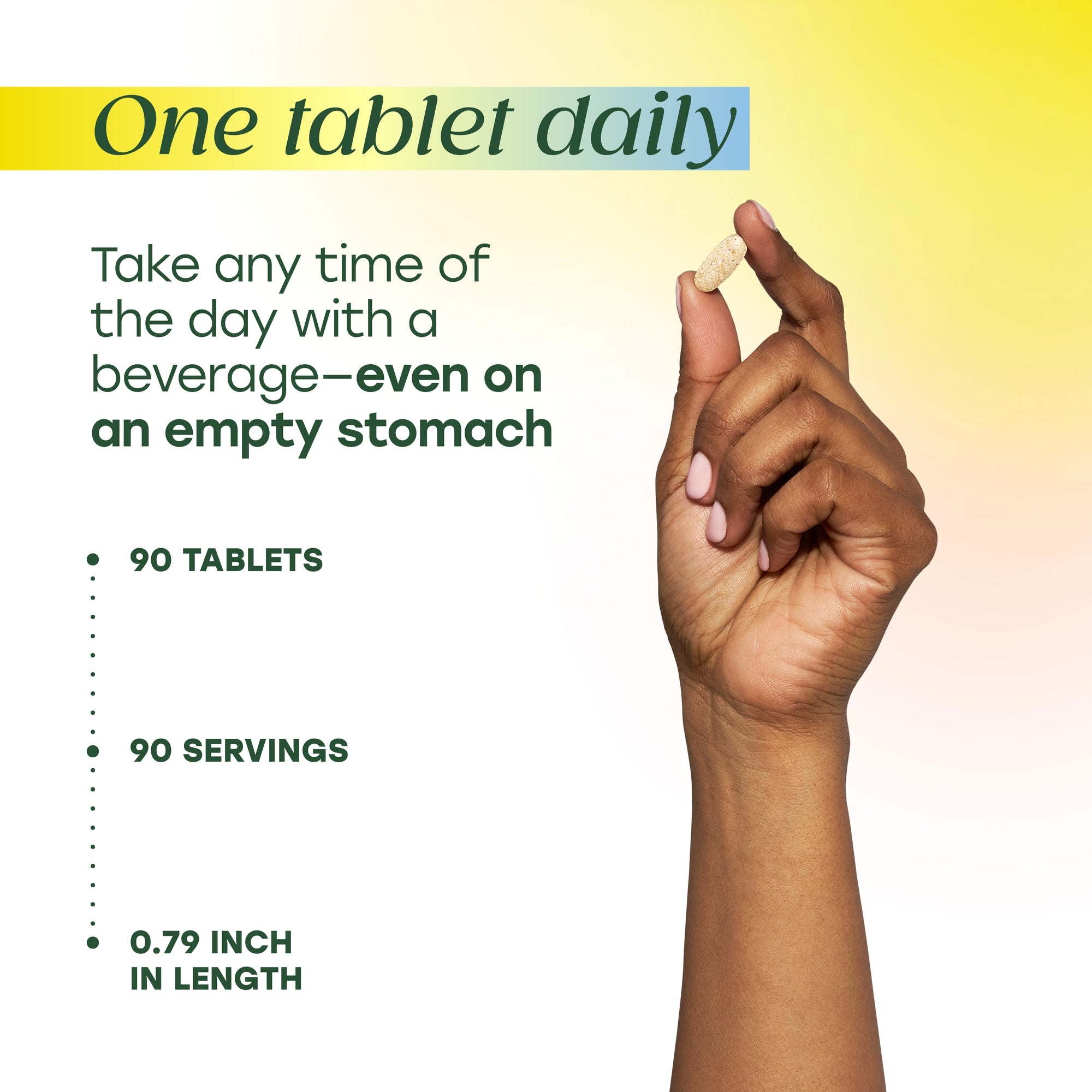 One Daily Iron Free Multivitamin