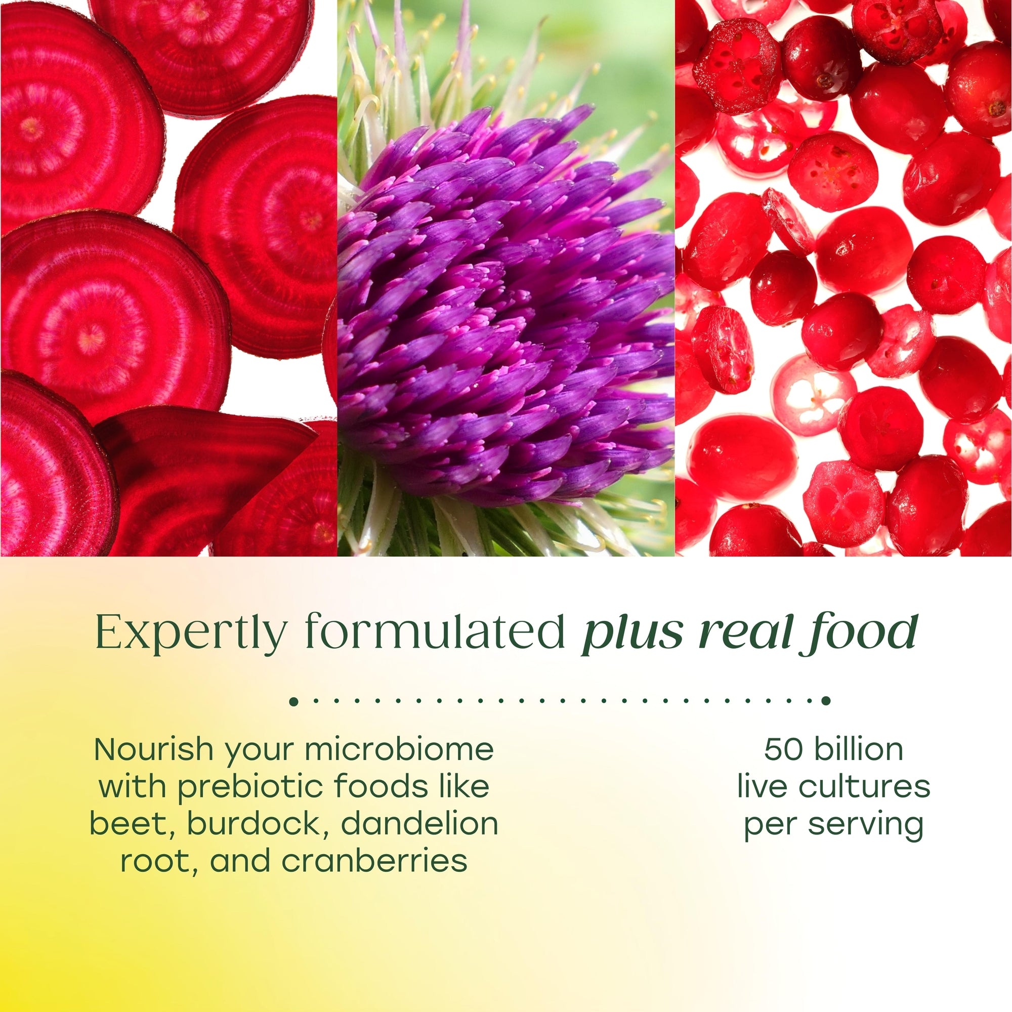 Expertly formulated plus real food